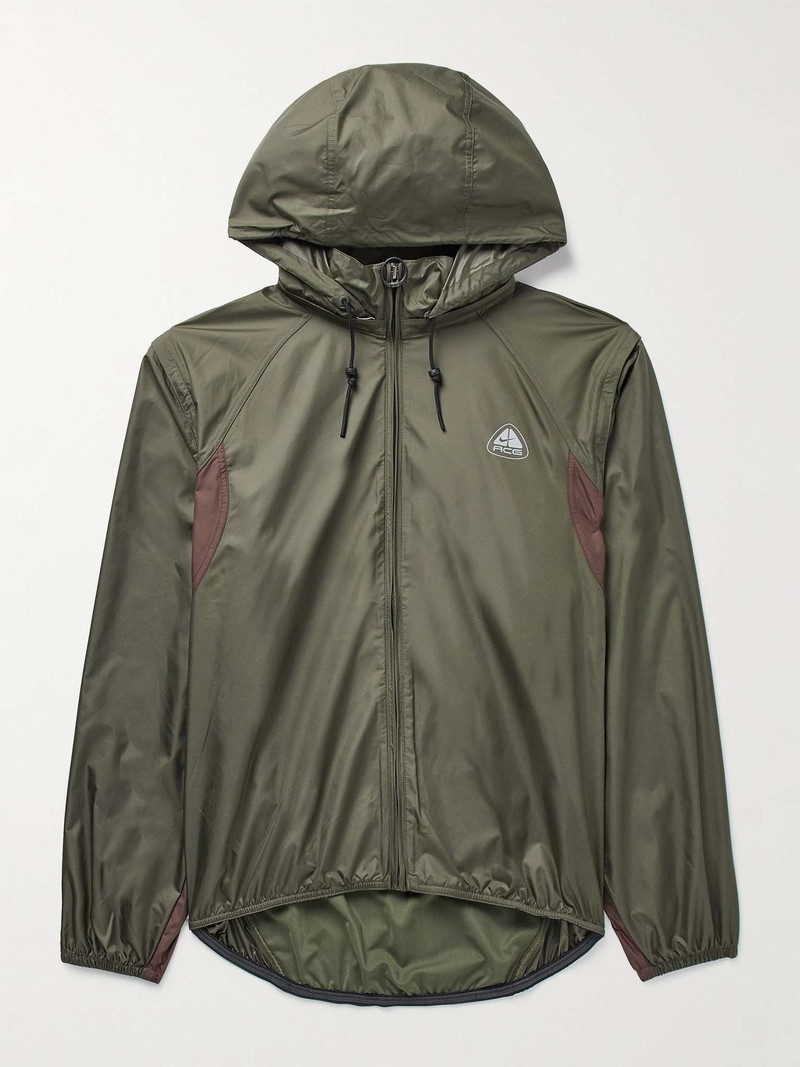 ACG Oregon Series Convertible Logo-Print Shell Hooded Jacket - 1
