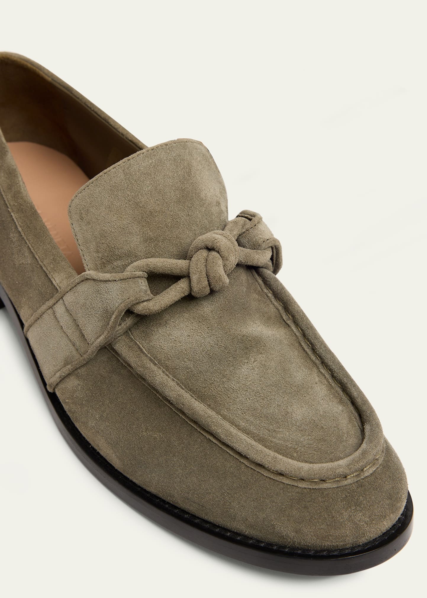 Men's Astaire Knot Suede Loafers - 6