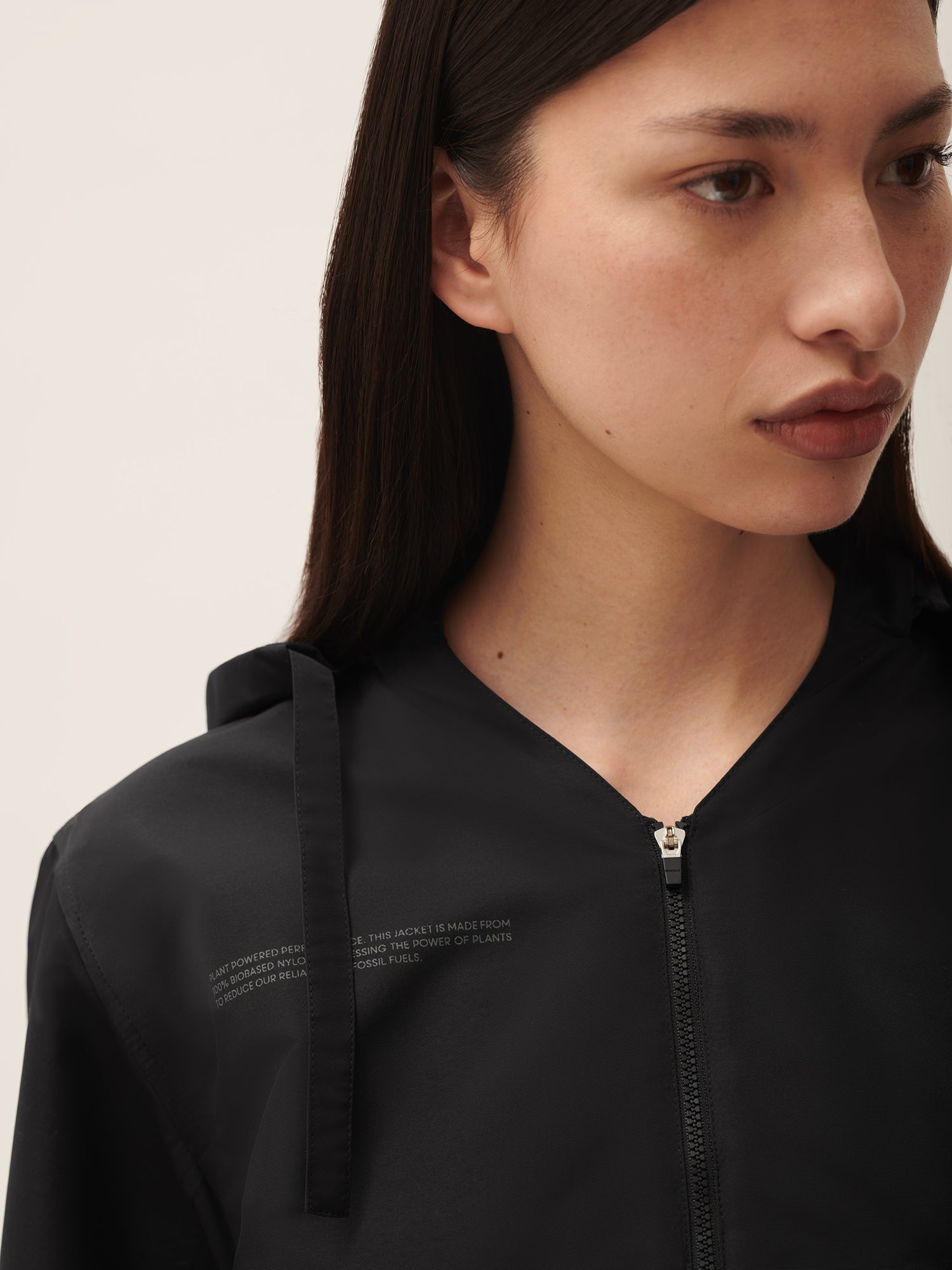 Women’s (gaia)PLNT Nylon Cropped Jacket - Black - 4