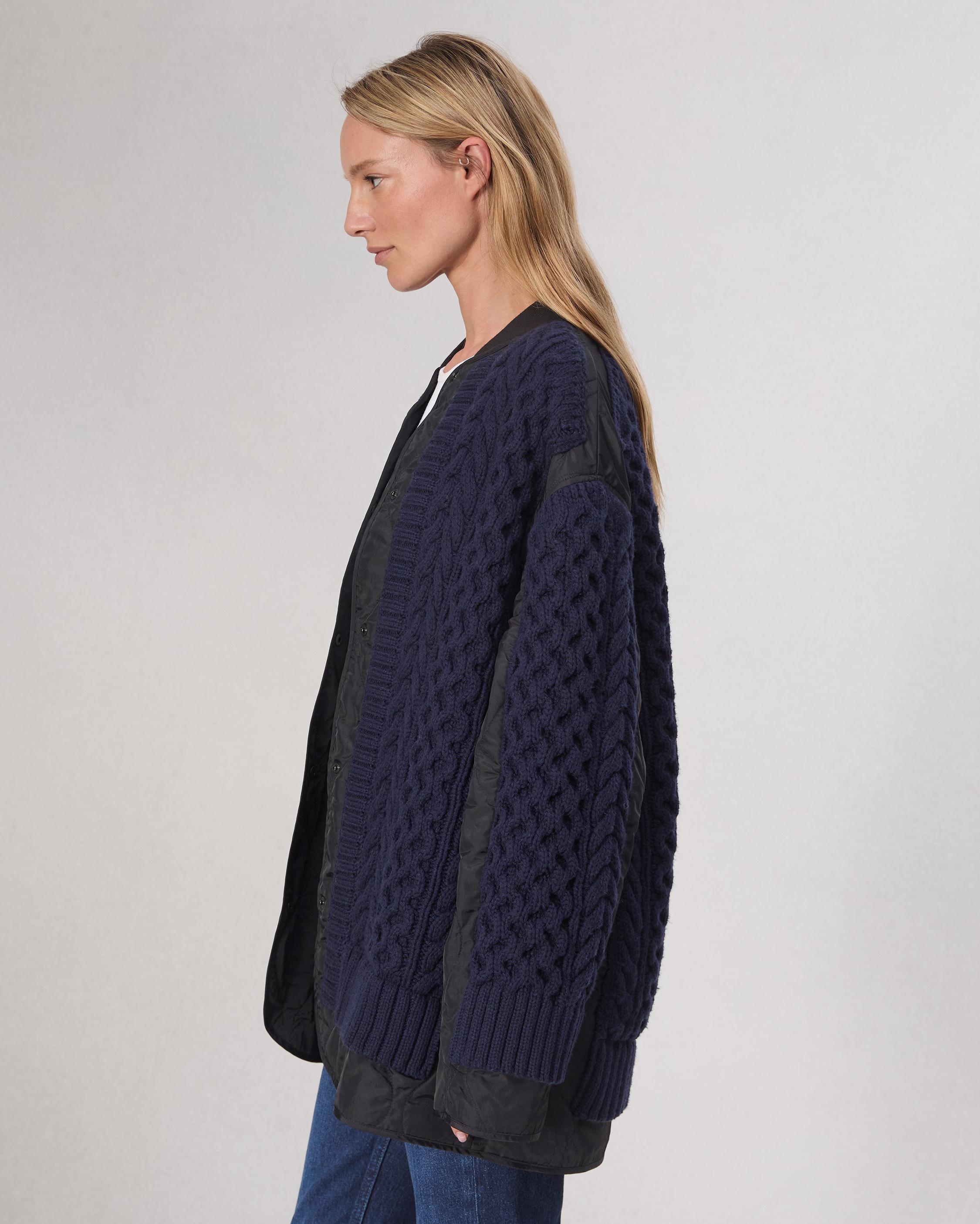 Winnie Mixed-Media Jacket - 4