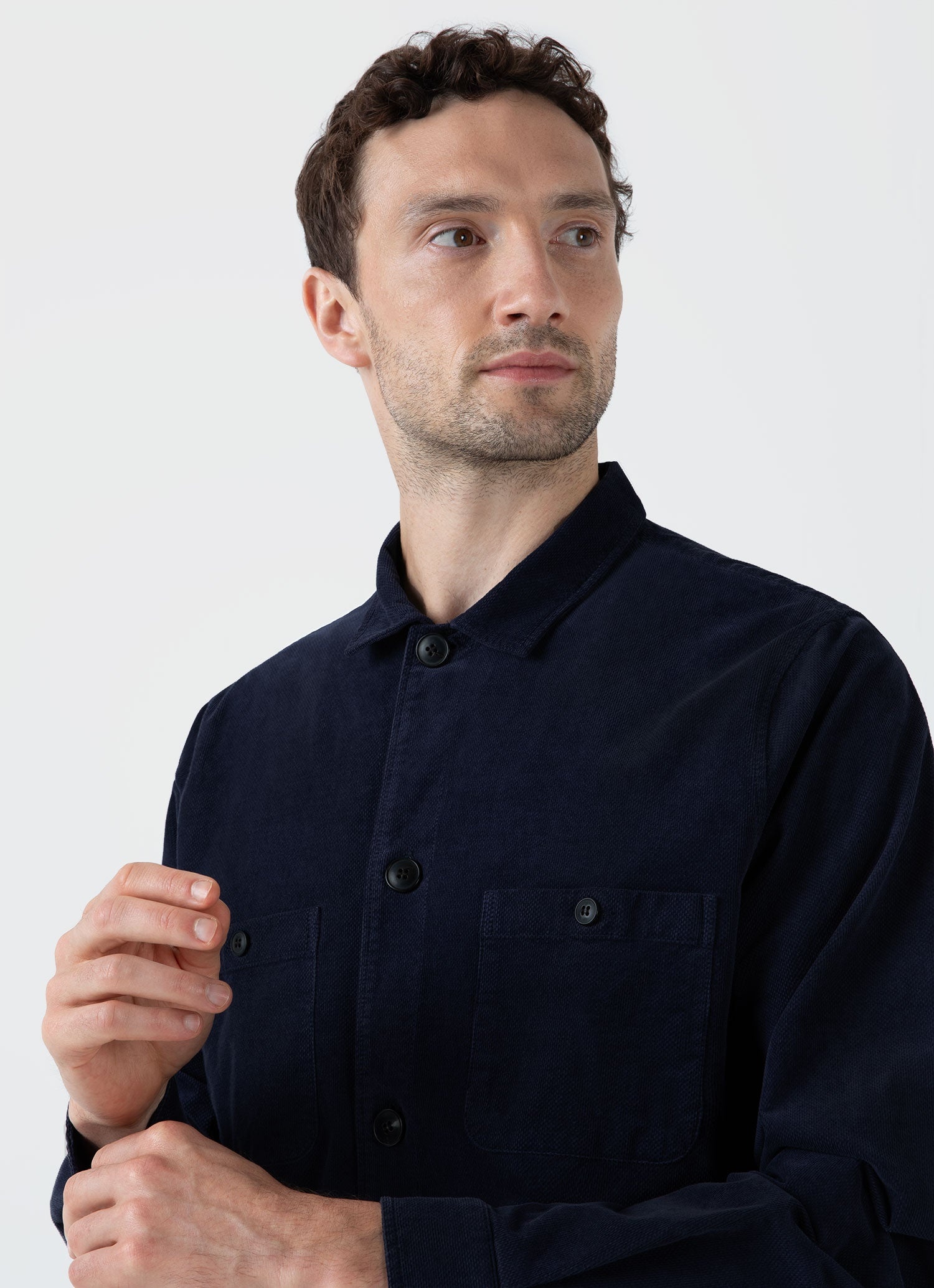 Cellular Cord Overshirt - 6