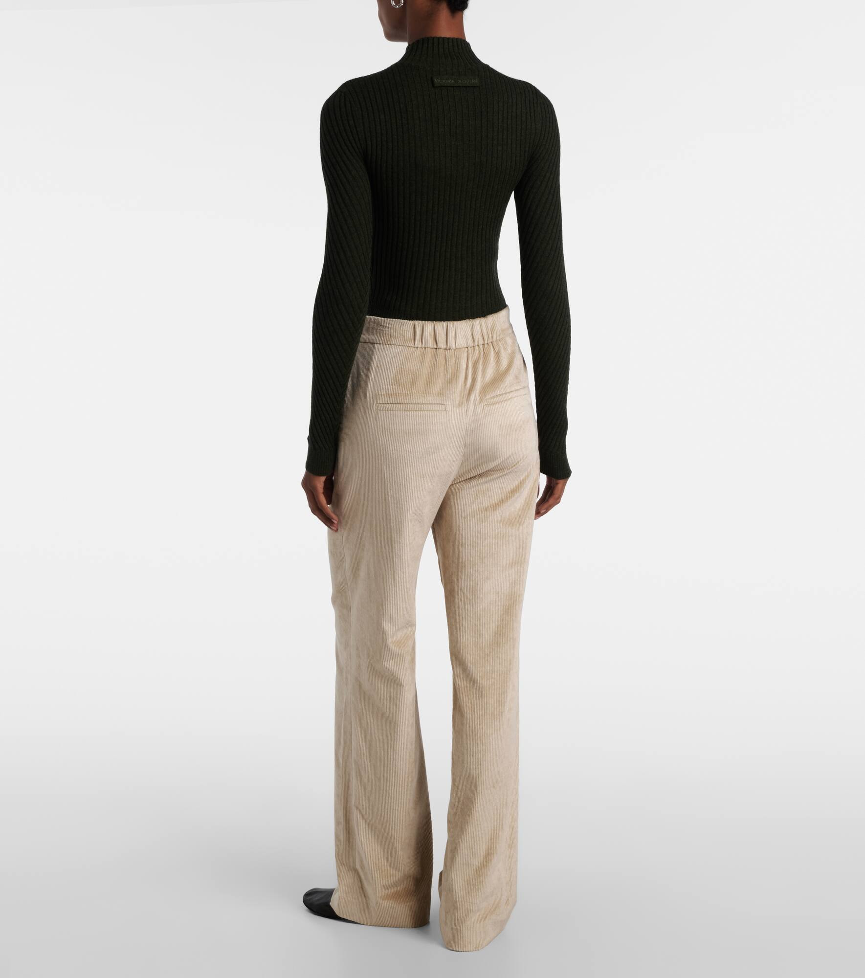 Grigore cotton-blend corduroy wide-leg pants - 3