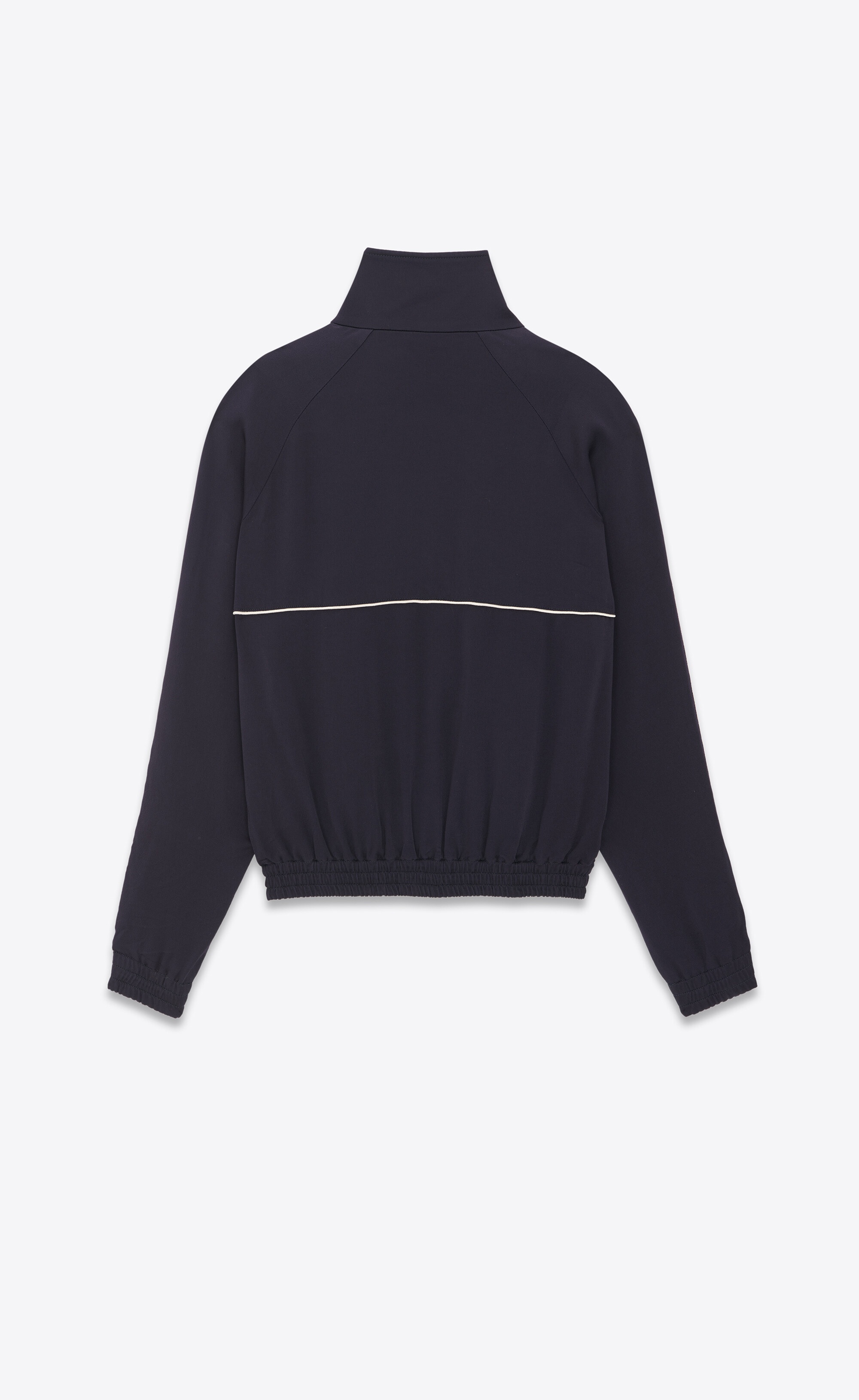 Teddy Piped Satin-Jersey Track Jacket - 3
