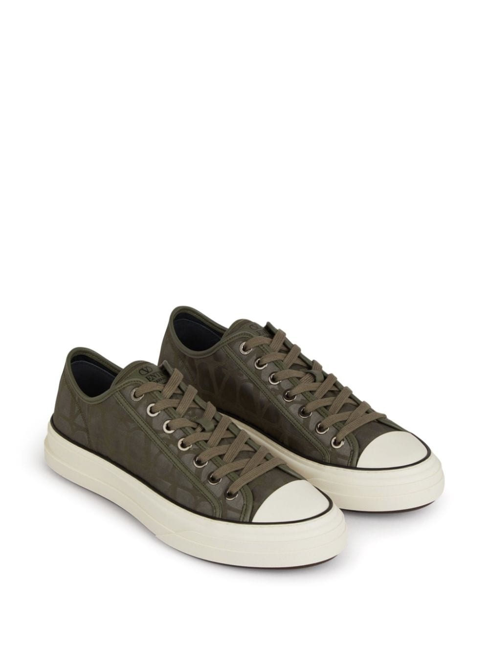 VLogo Signature canvas sneakers - 2