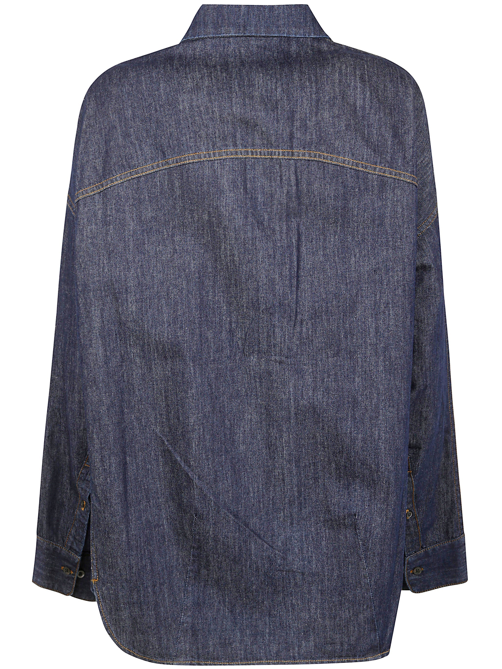 Dries Van Noten Women Casio Denim 1553 Shirt - 7