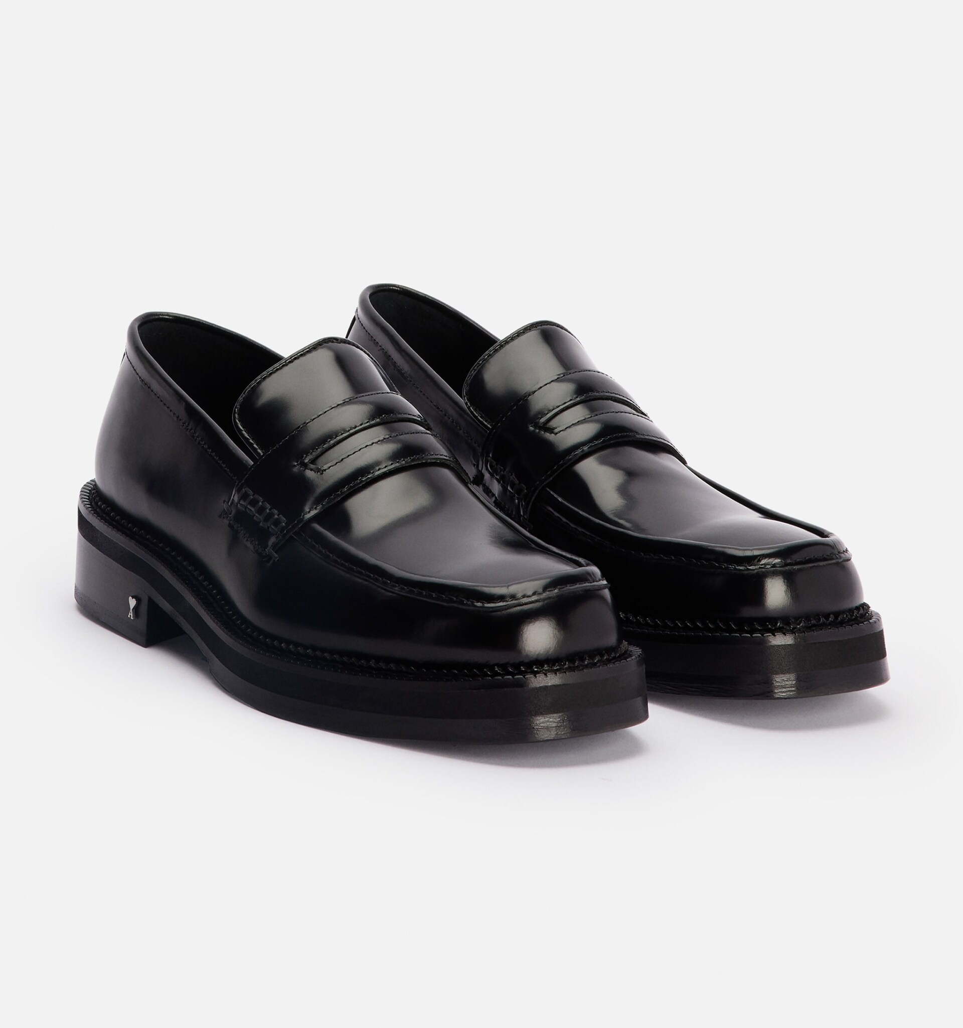 AMI Paris Square Toe Loafers | REVERSIBLE