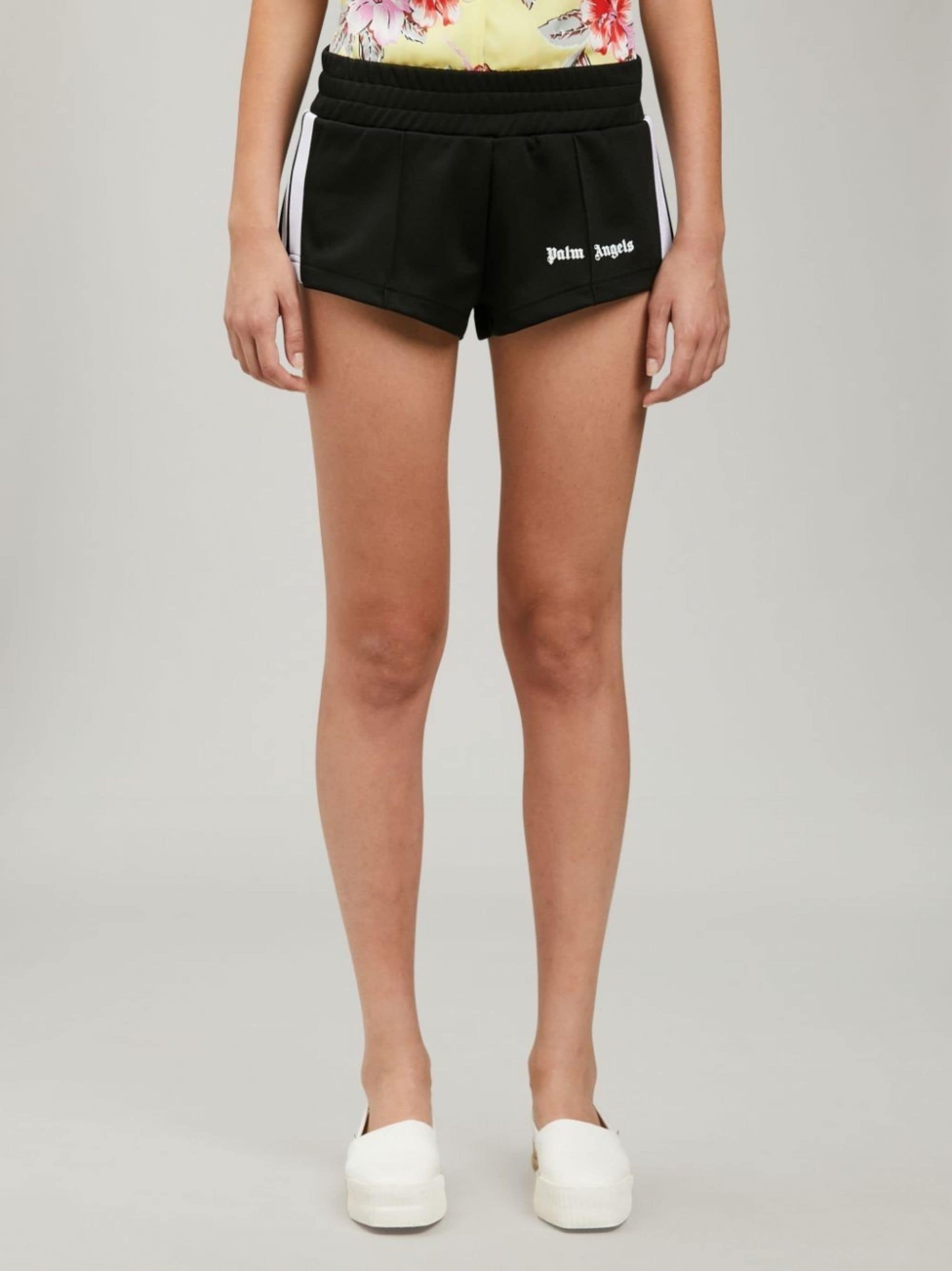BLACK TRACK SHORTS - 3