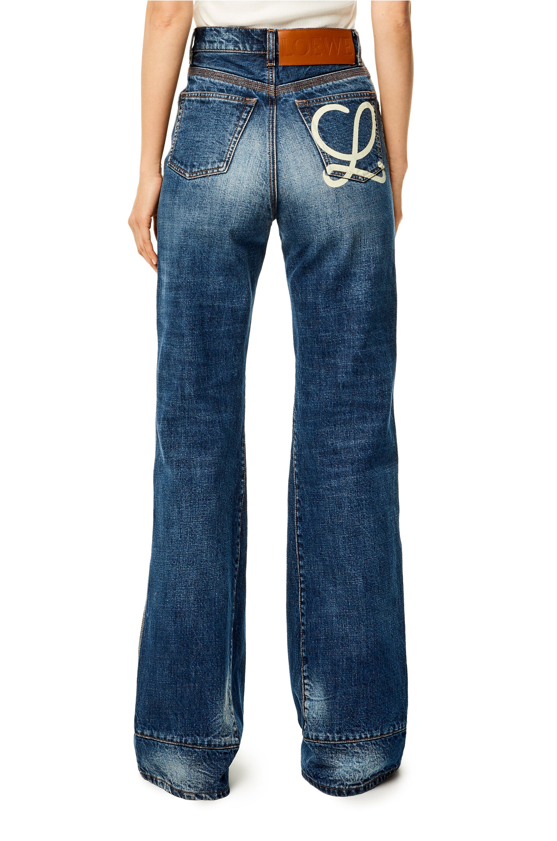 Logo jeans in denim - 4