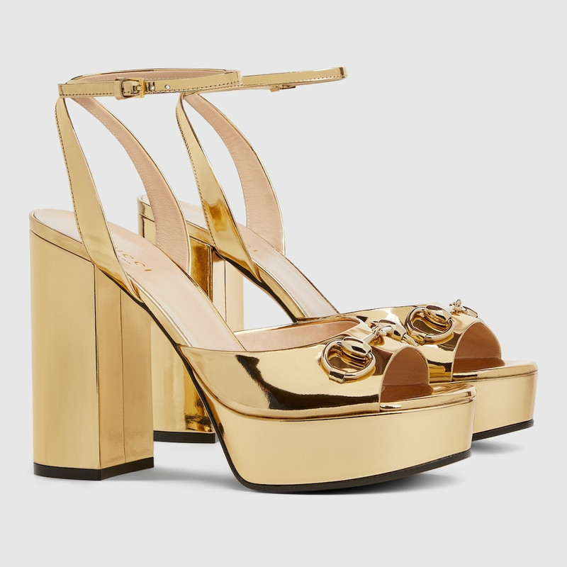 Women's Horsebit platform sandal 2