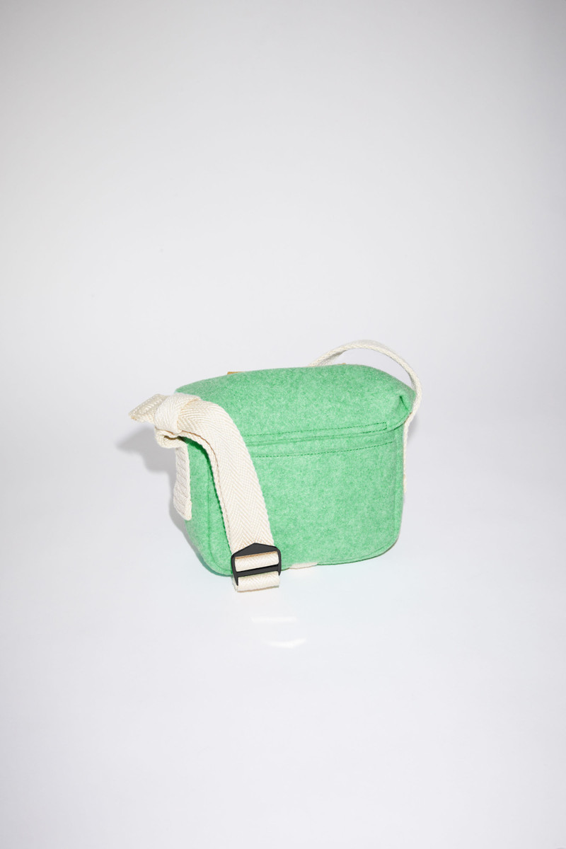 Acne Studios MINI MESSENGER BAG - Bright Green outlook