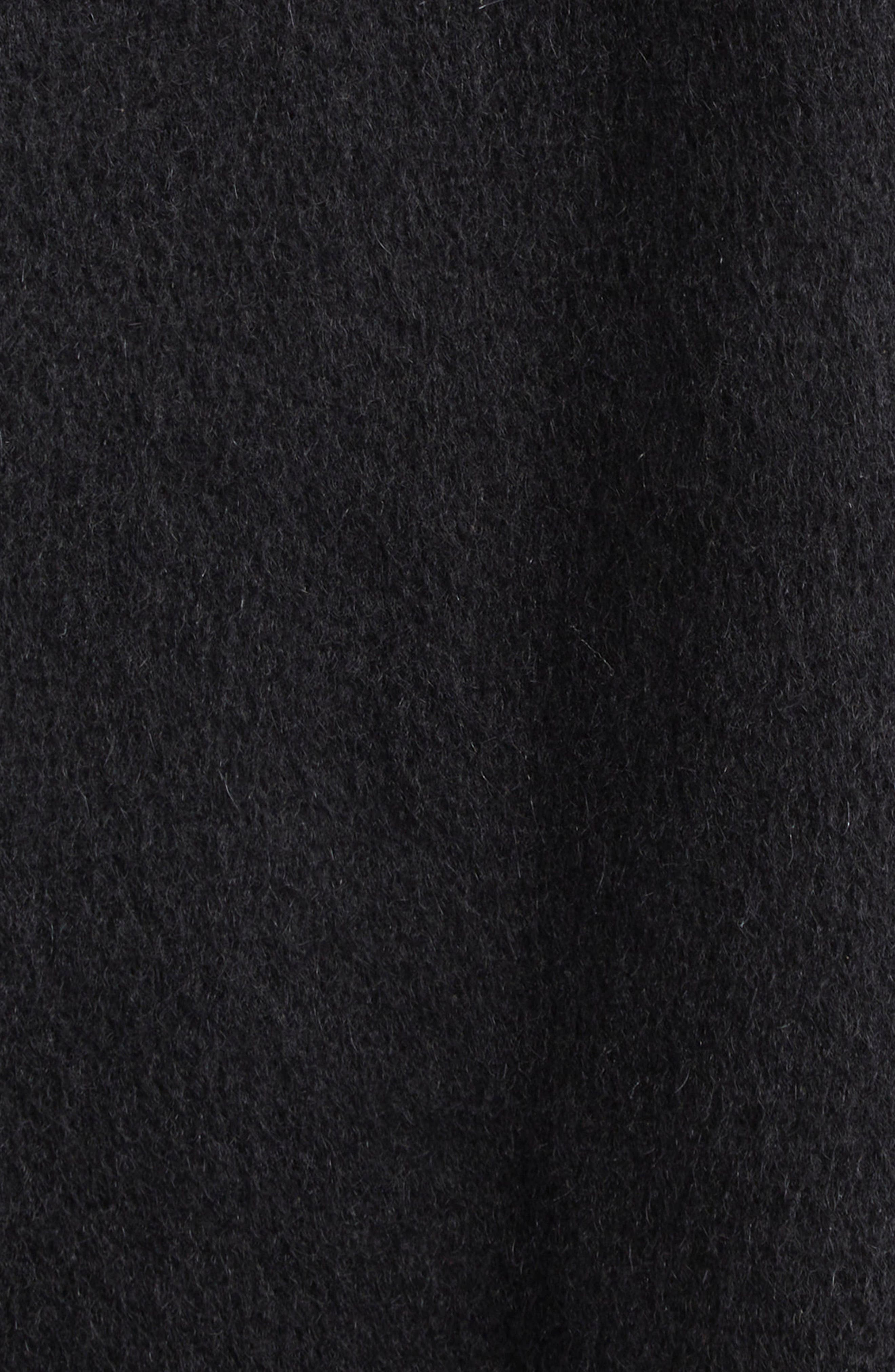 Golden Goose Single Breaste Wool Blend Coccon Coat in Black at Nordstrom - 6