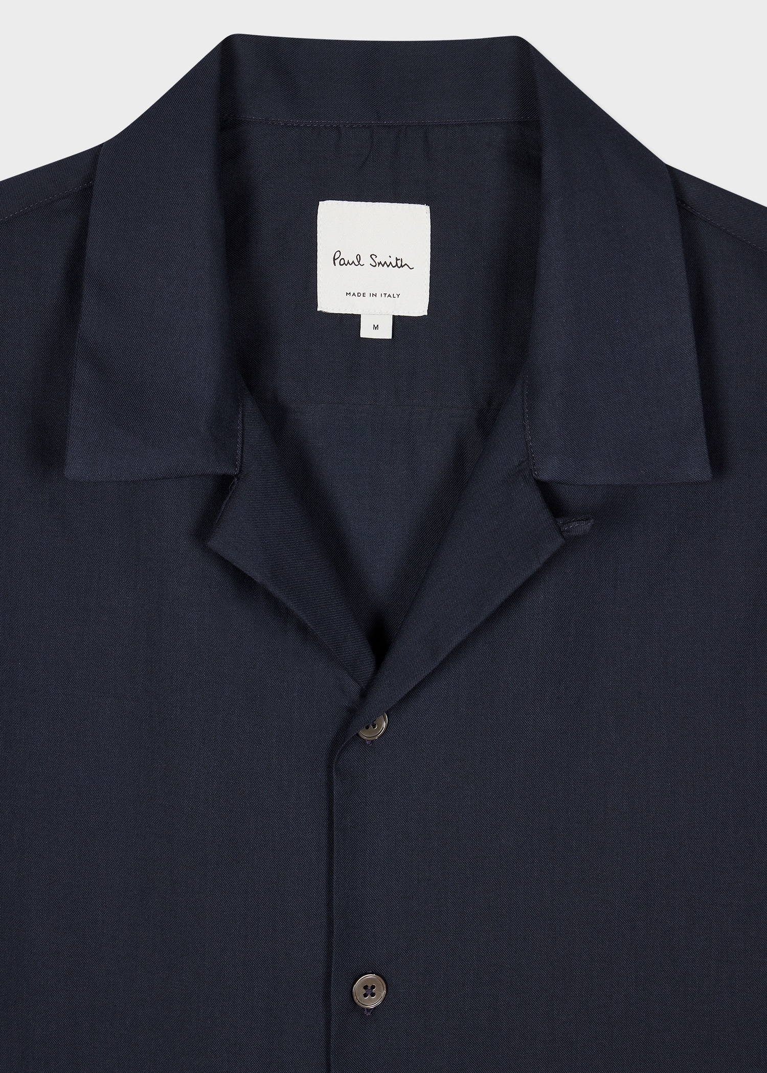 Navy Cotton Flannel Short Sleeve Shirt - 3