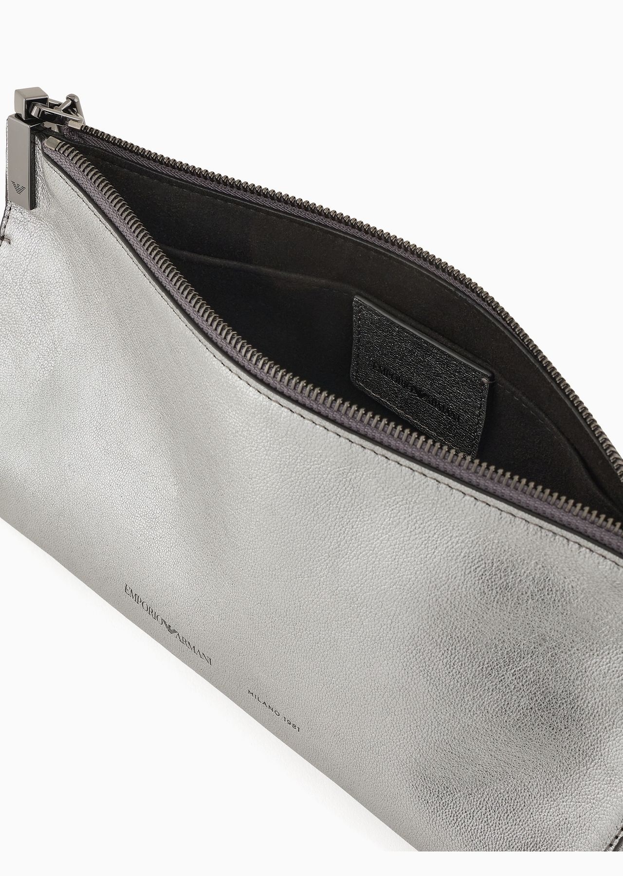Metallic leather shoulder bag - 4