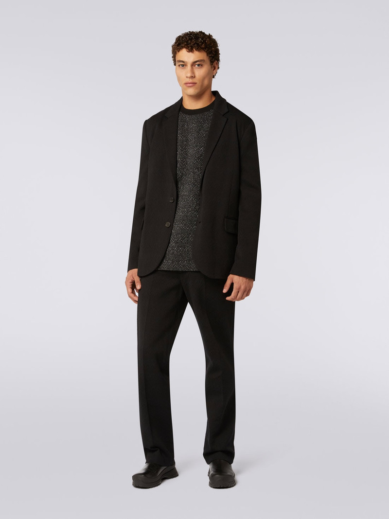 Missoni Wool blend jacket with chevron pattern outlook