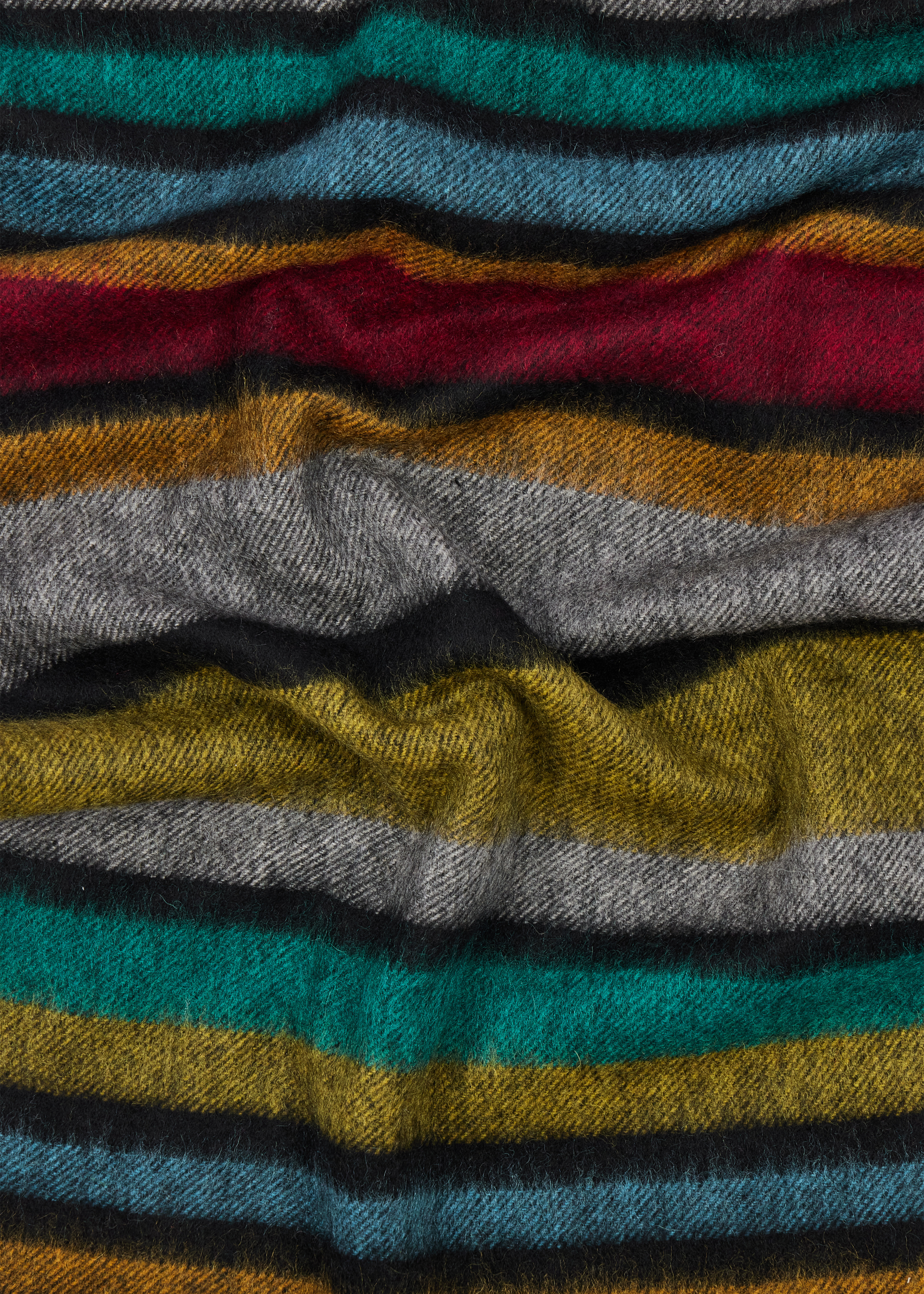 'Signature Stripe' Cashmere Scarf - 4