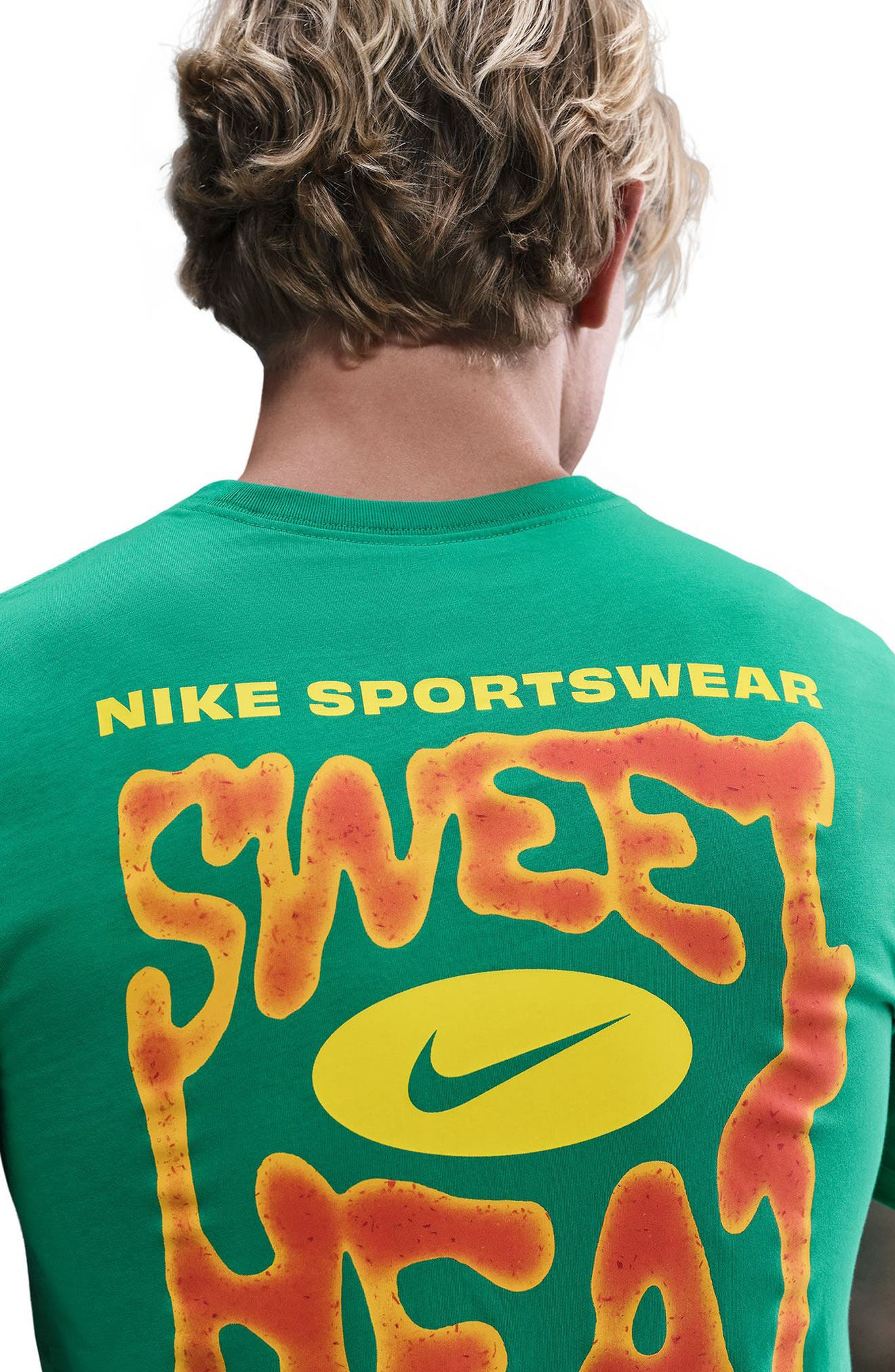 Nike Sportswear Cotton Graphic T-Shirt in Stadium Green at Nordstrom - 3