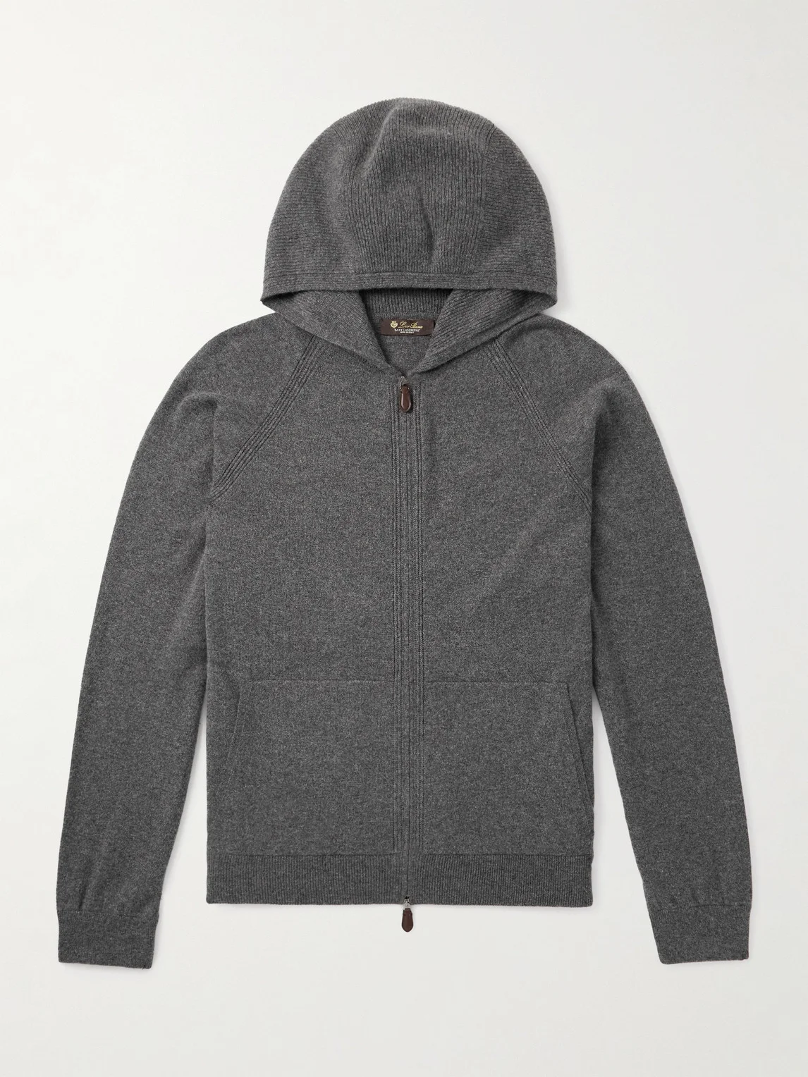 Cashmere Zip-Up Hoodie - 1