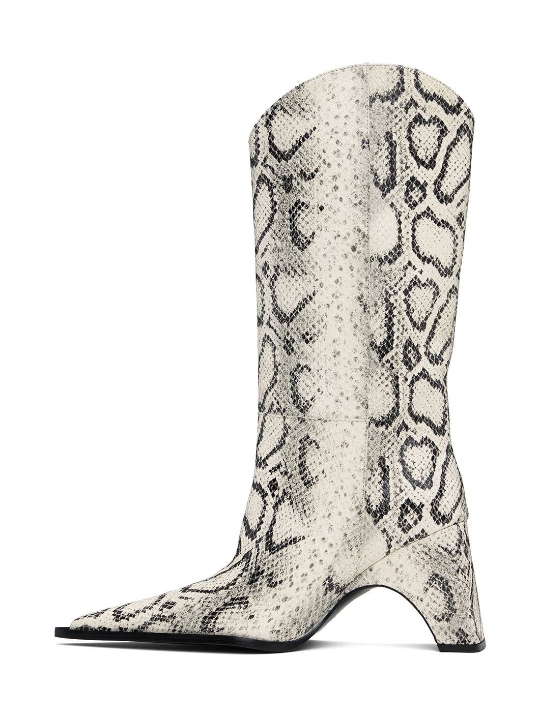 White Snake Bridge Cowboy Boots - 3