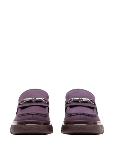 Burberry Creeper Clamp suede loafers outlook