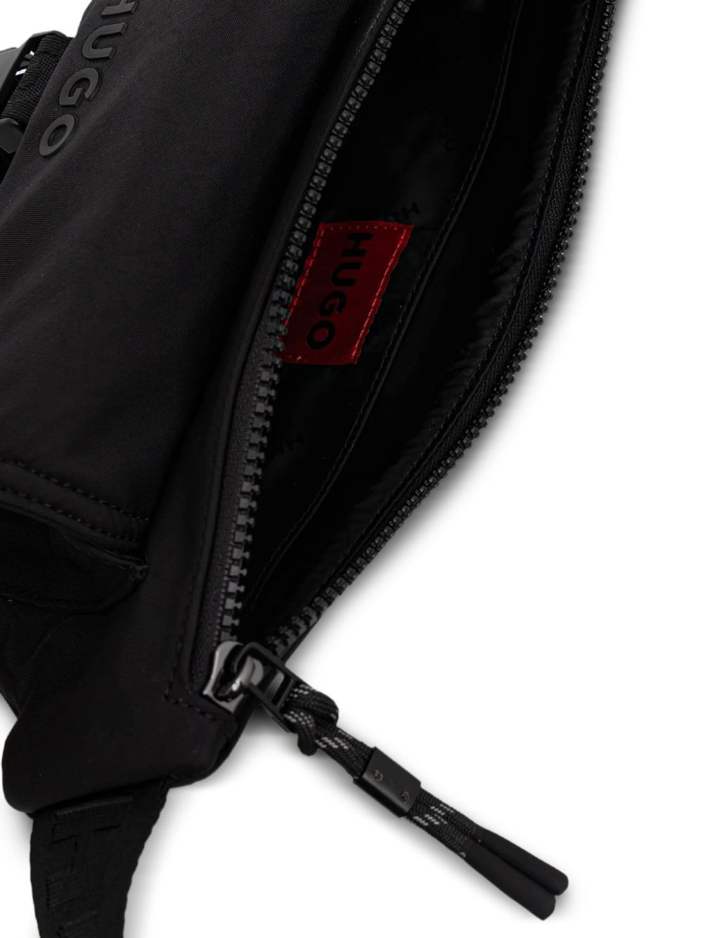 buckle-fastening logo belt bag - 4