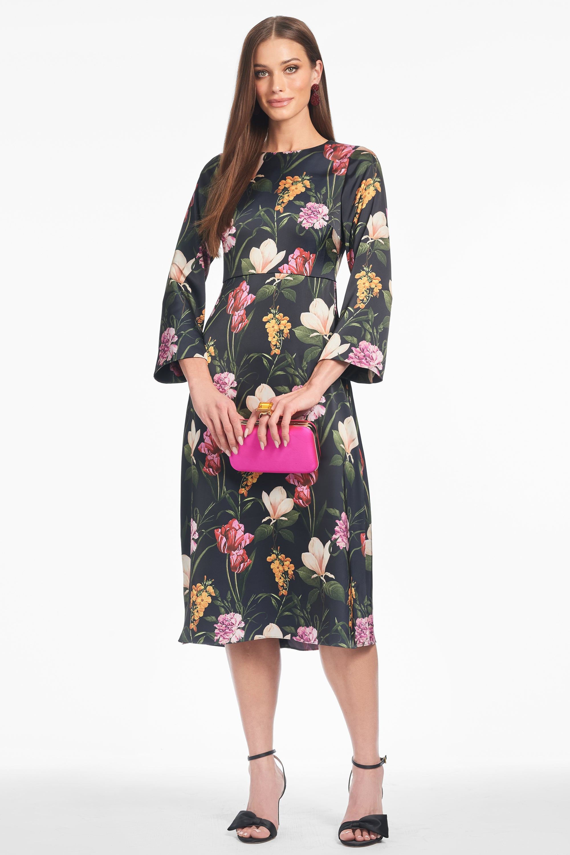ALEXA DRESS - DARK MIDNIGHT GARDEN - 2