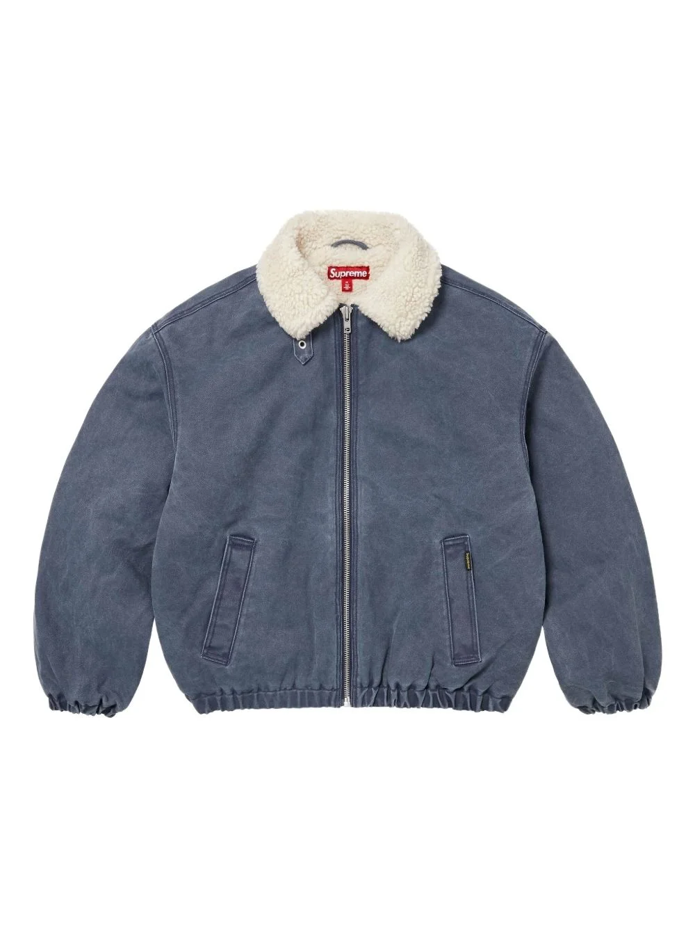 sherling lined bomber jacket - 1