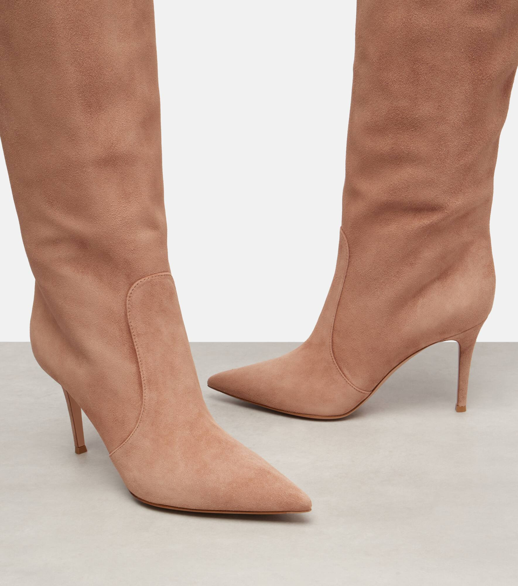 Hansen 85 leather knee-high boots - 5