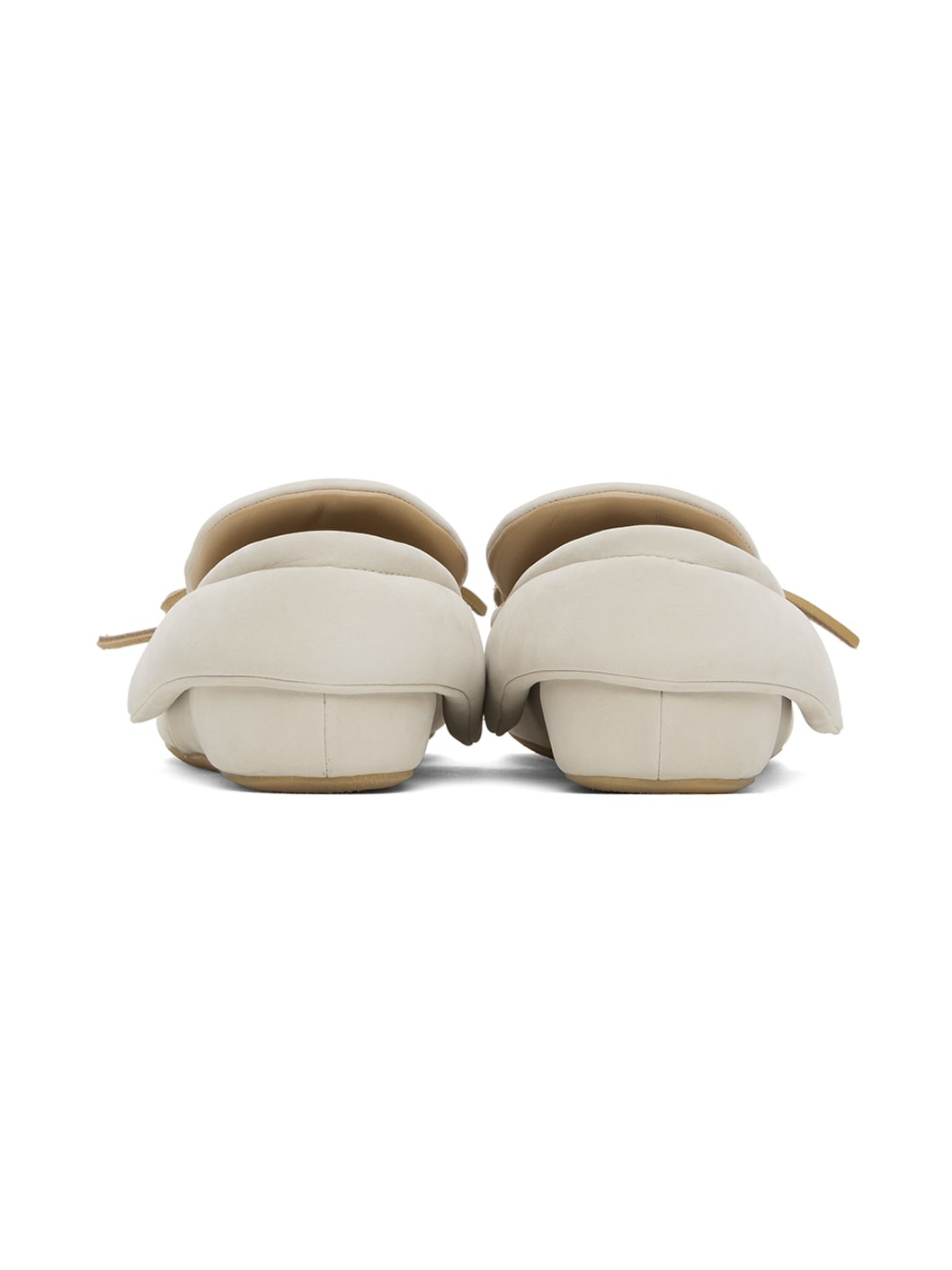 Off-White Suede Moc Loafers - 2