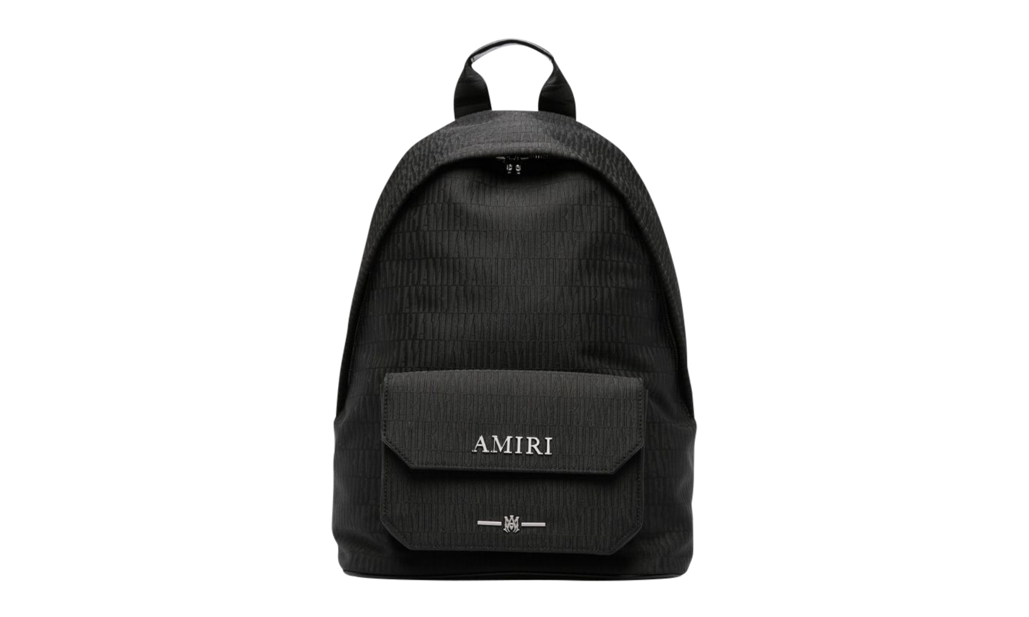 Jacquard Nylon Backpack Unisex Style "BLACK" - 1
