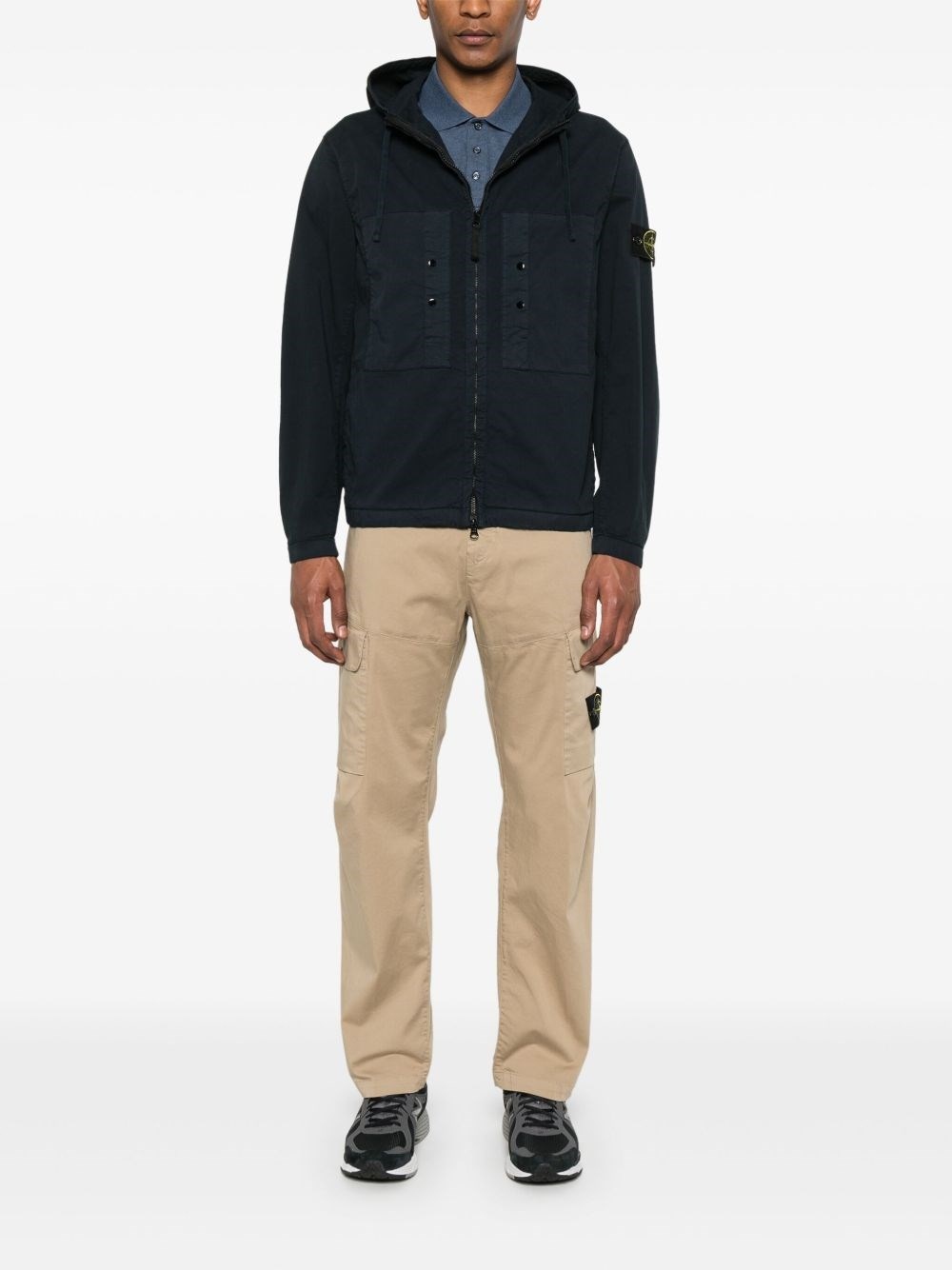 Logo cotton blouson jacket - 5