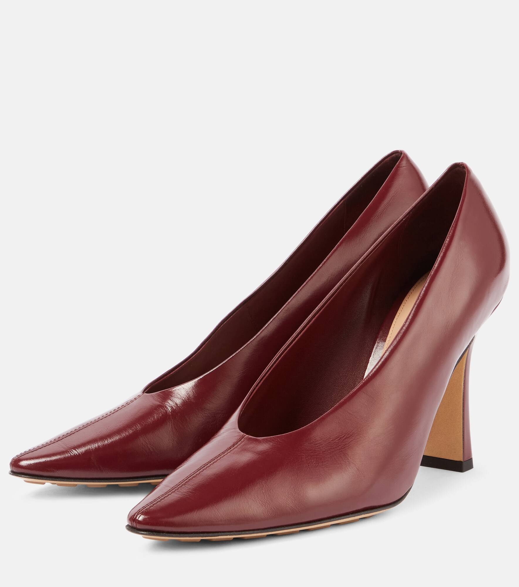 Sofia 90 leather pumps - 4