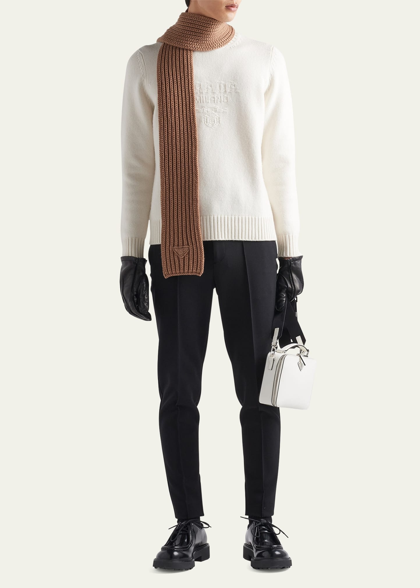 Men's Wool-Cashmere Logo Sweater - 2