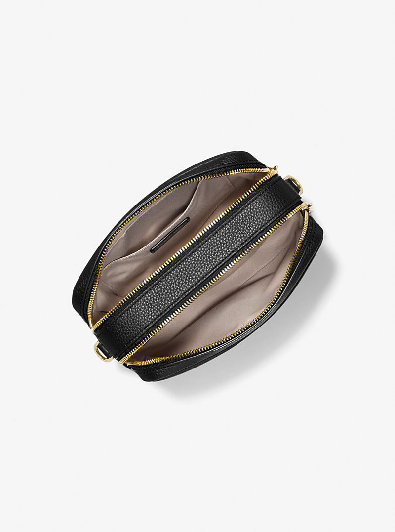 MICHAEL KORS Bryant Medium Pebbled Leather Camera Crossbody Bag outlook