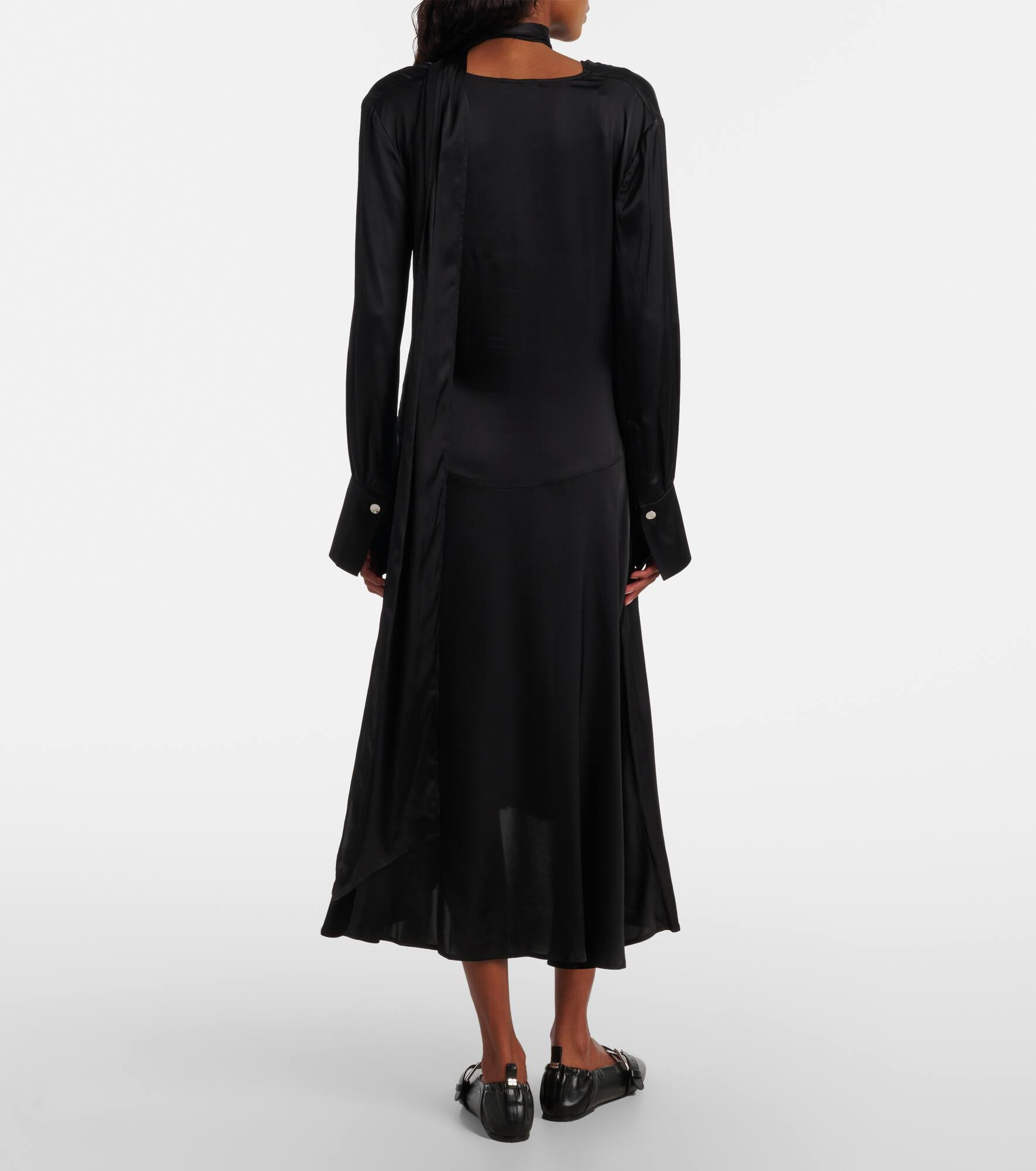 Asymmetric midi dress - 3