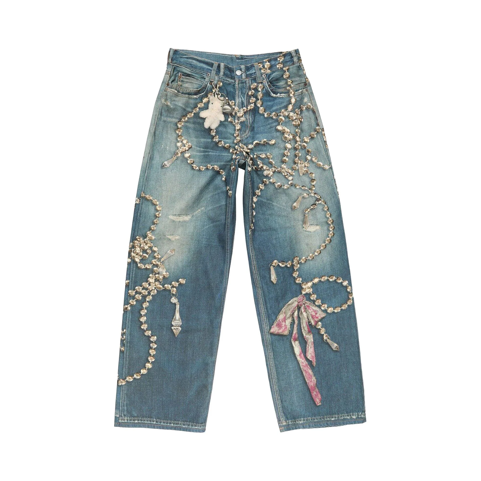 Acne Studios 1981 Loose Fit Jeans 'Mid Blue' - 1