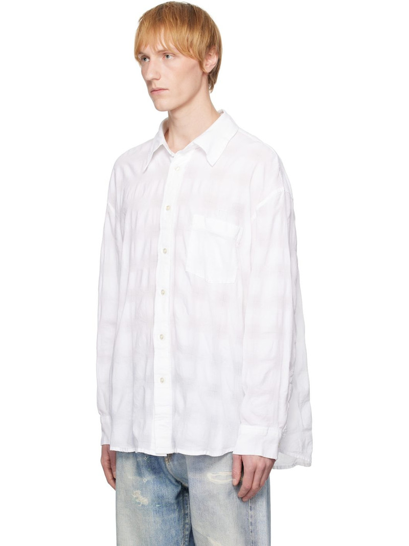 Wooyoungmi White Crinkle Shirt outlook