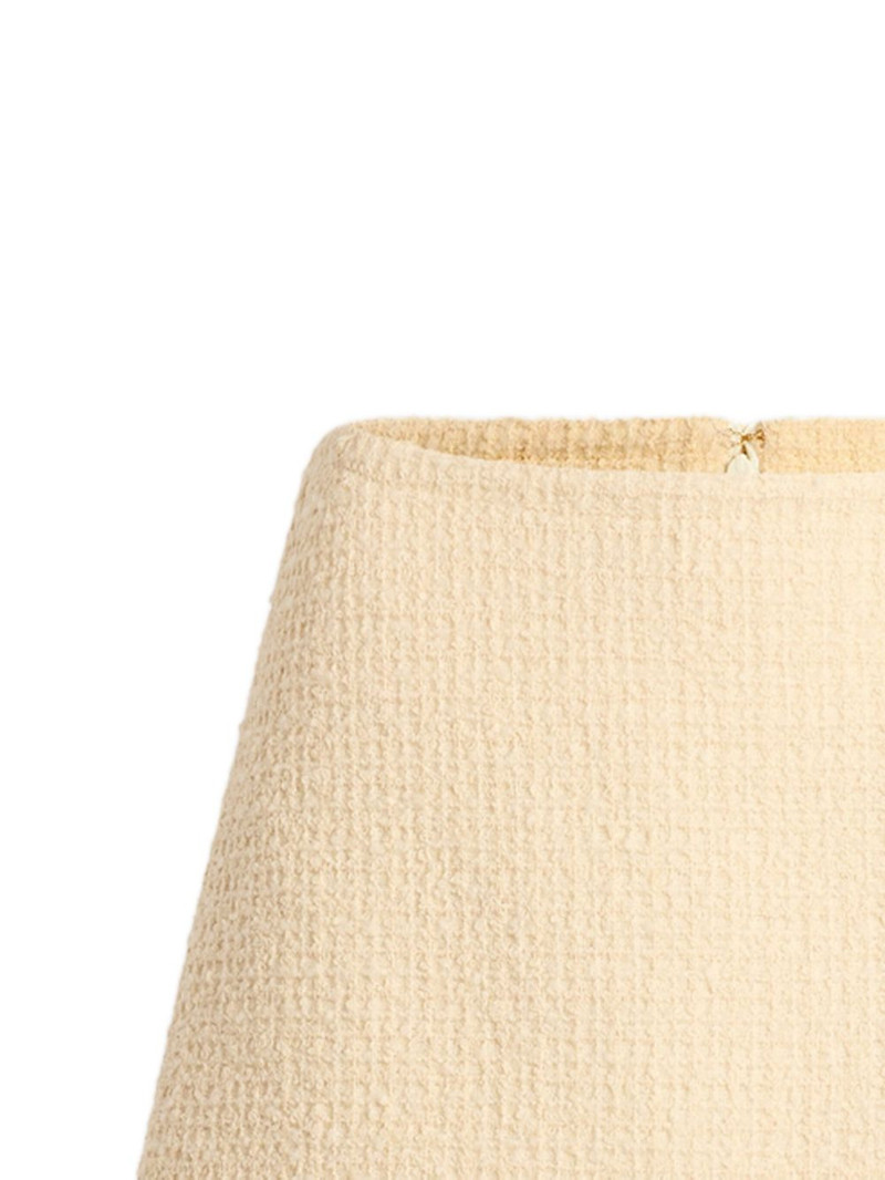 PATOU tweed A-line mini skirt outlook