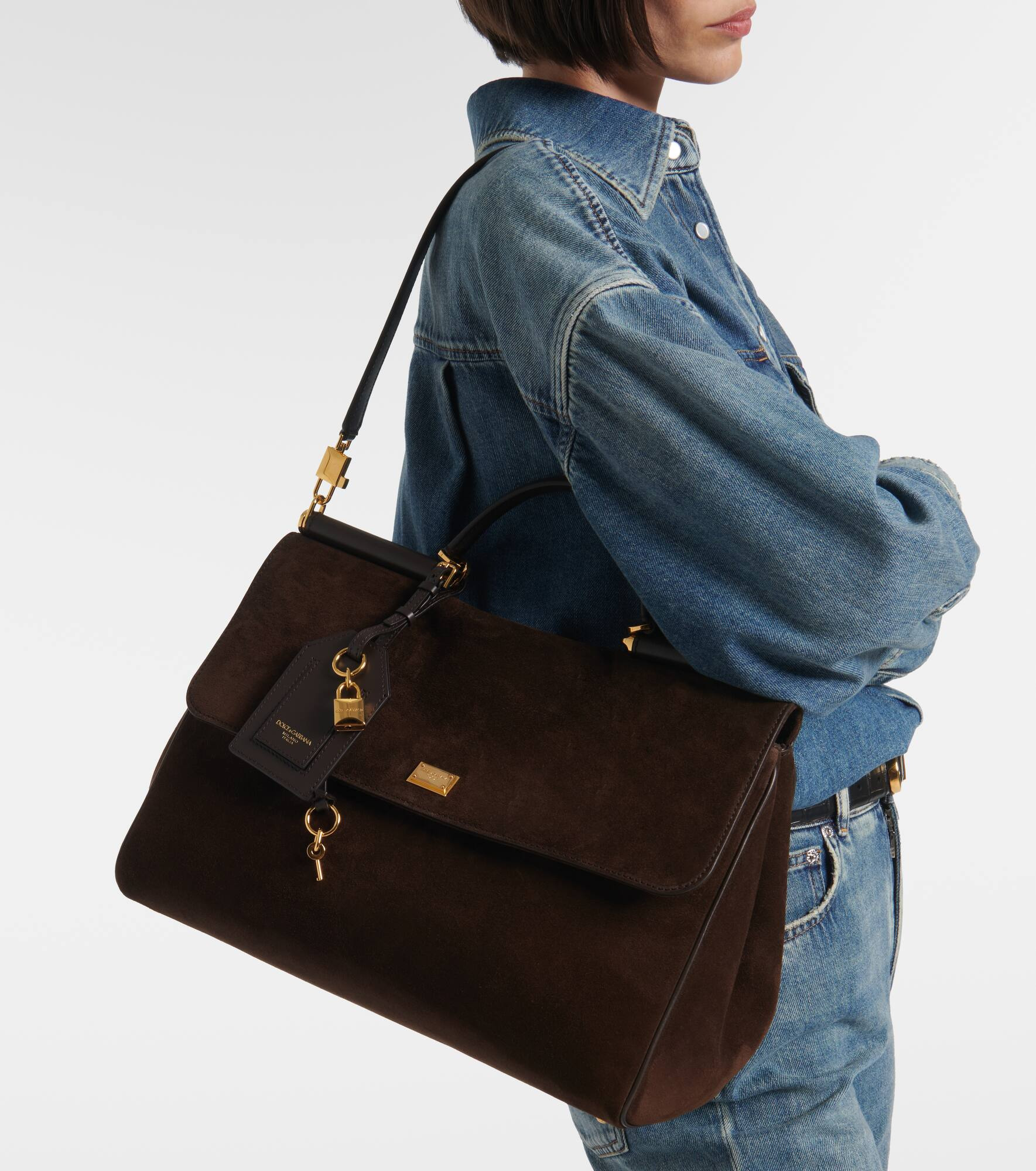 Sicily Large suede tote bag - 2