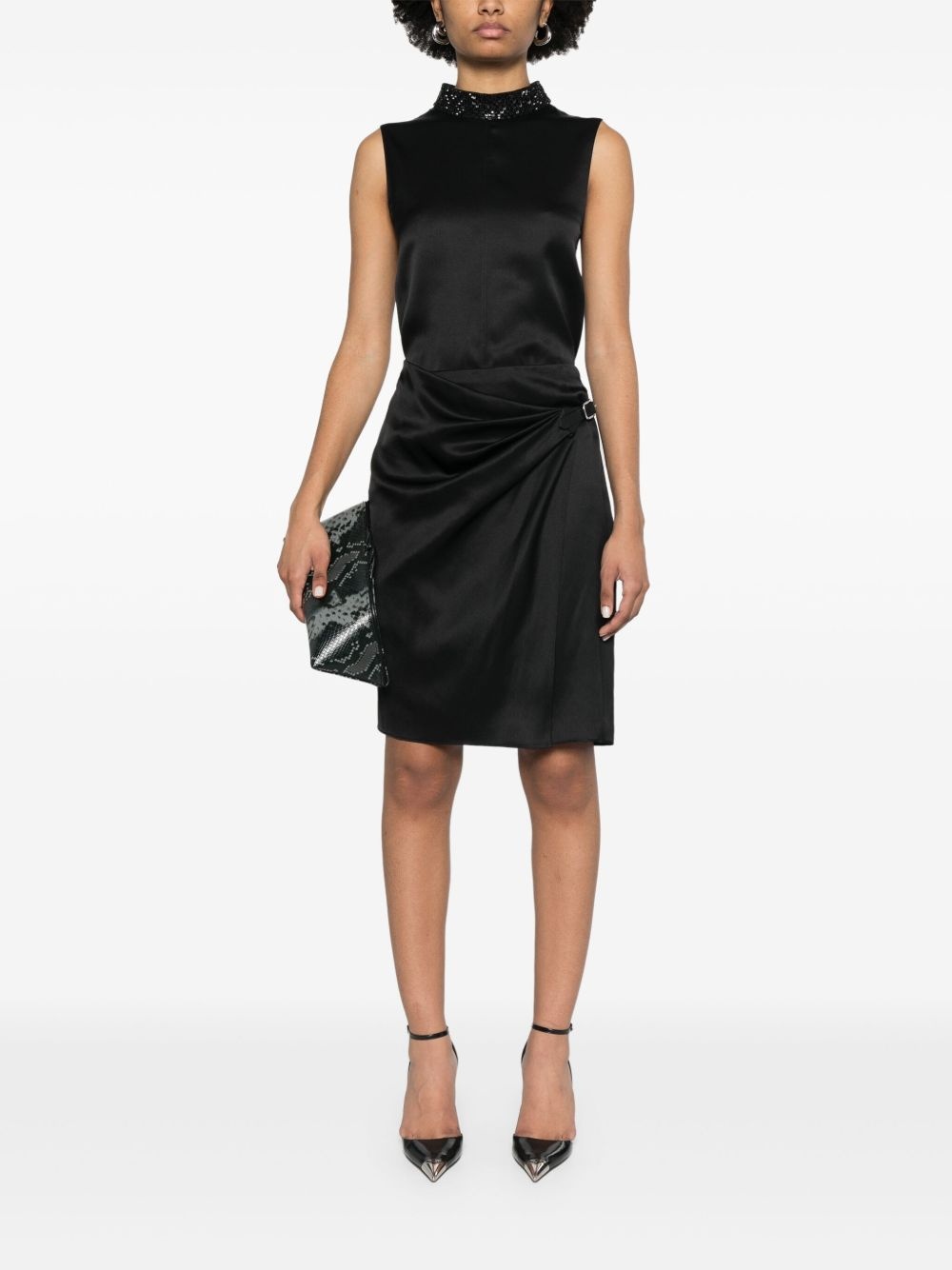 silk mini skirt - 2