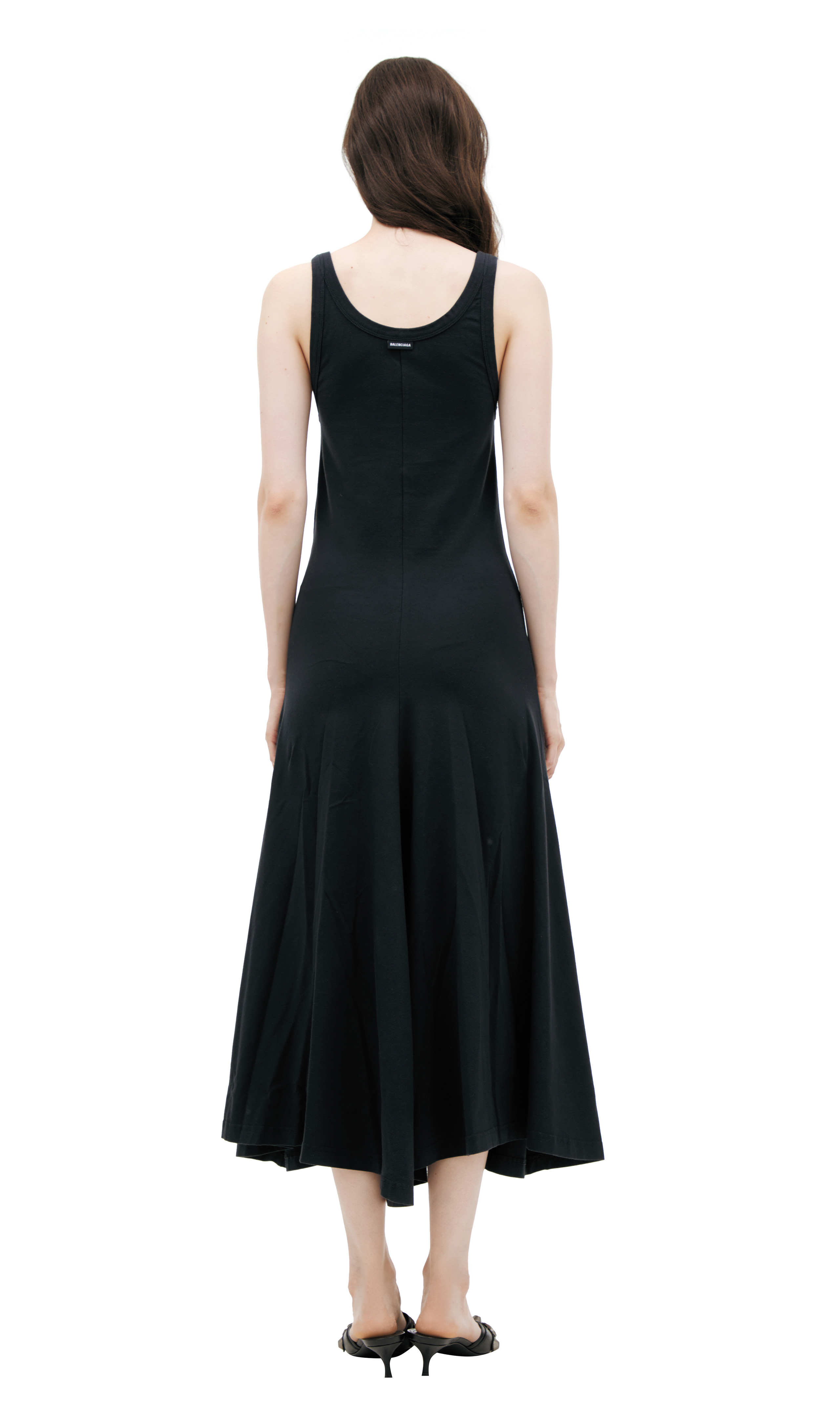 BLACK MIDI DRESS - 3