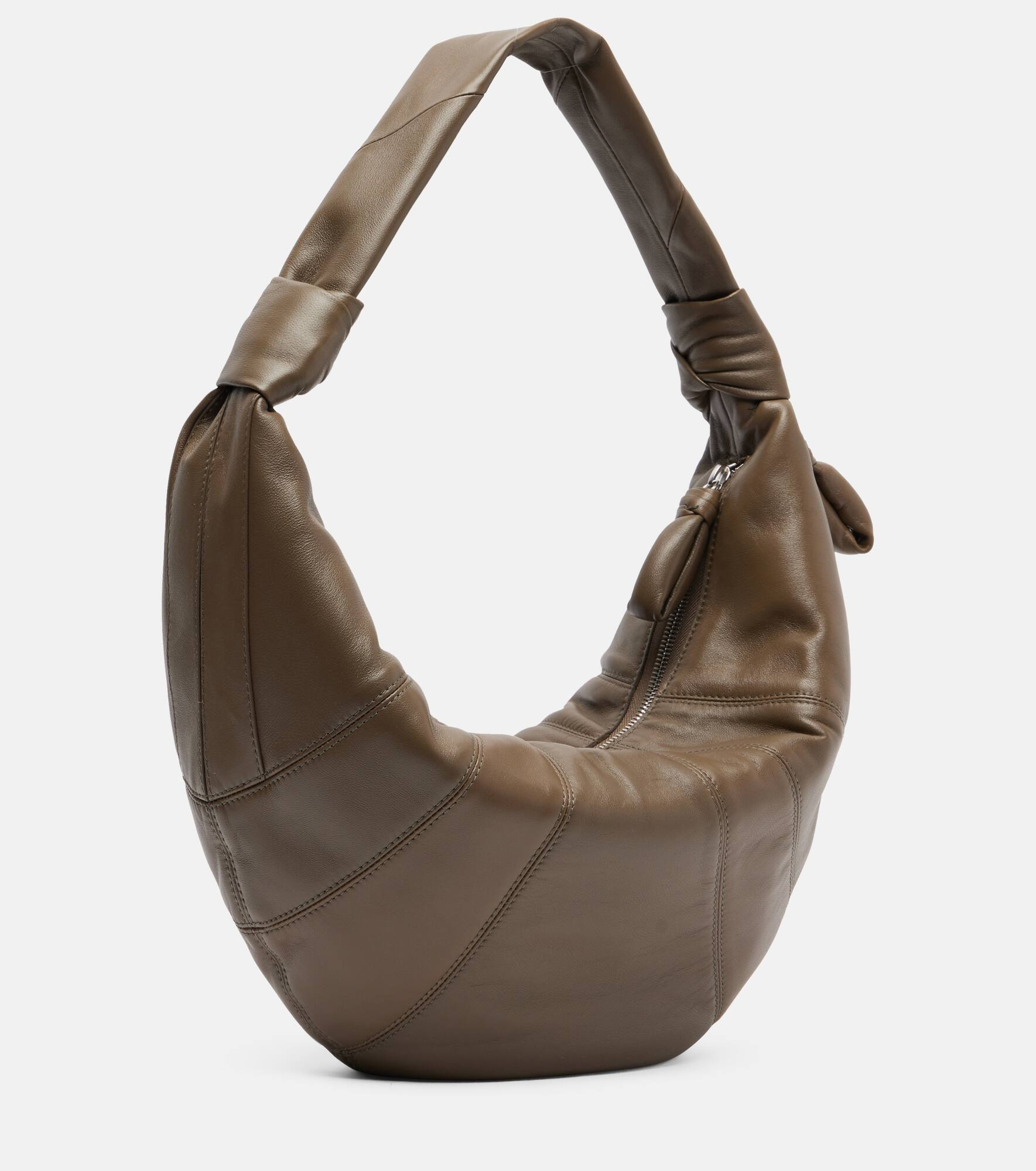 Fortune Croissant leather shoulder bag - 4