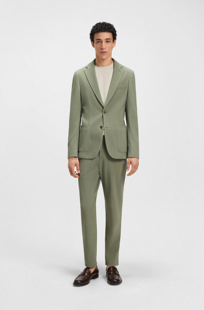 BOSS REGULAR-FIT T-SHIRT IN COTTON WITH MONOGRAM PRINT outlook