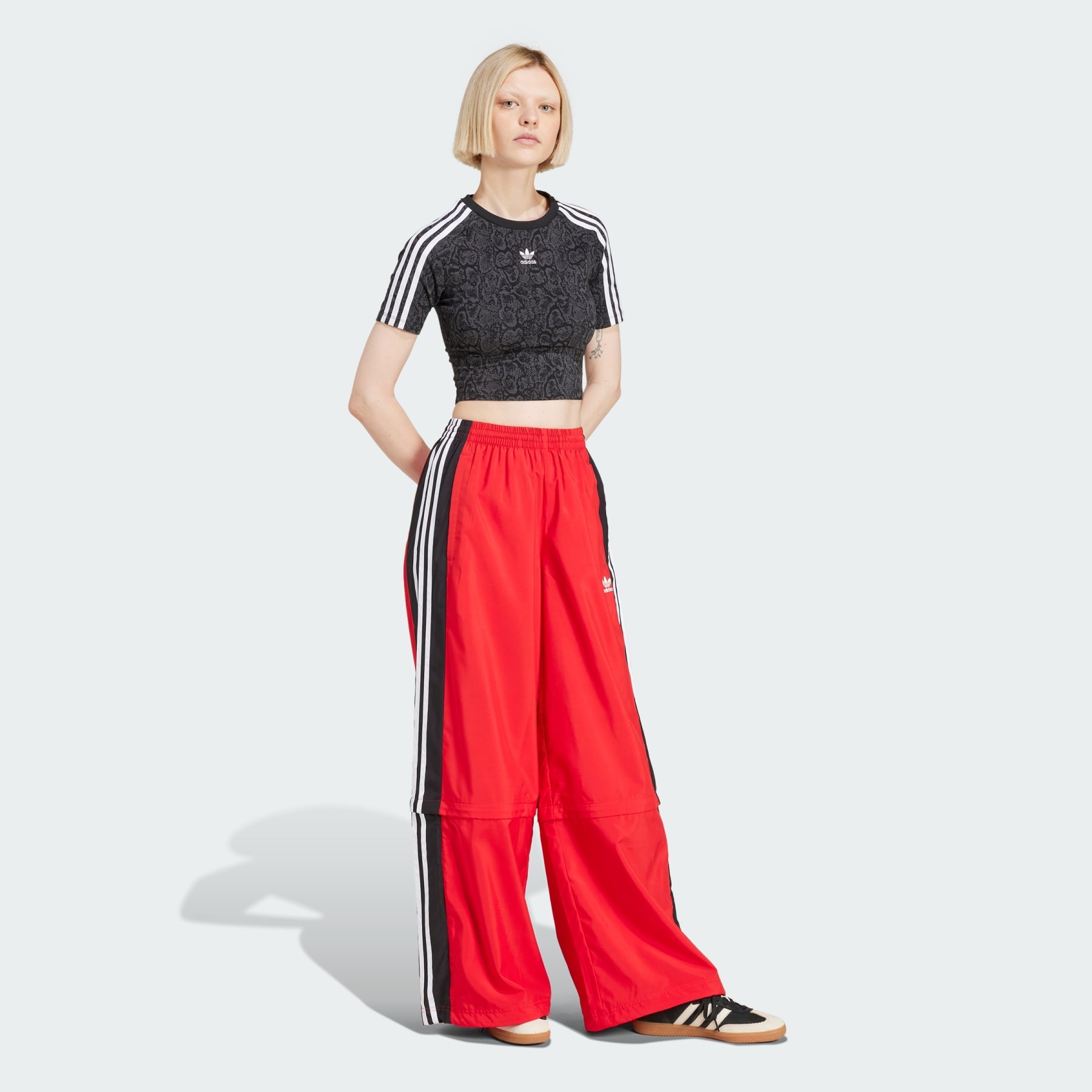 【NONCODE】22SS★ Tela Crispy Line Pants adidas Rasant Cut Line Track Pants | REVERSIBLE