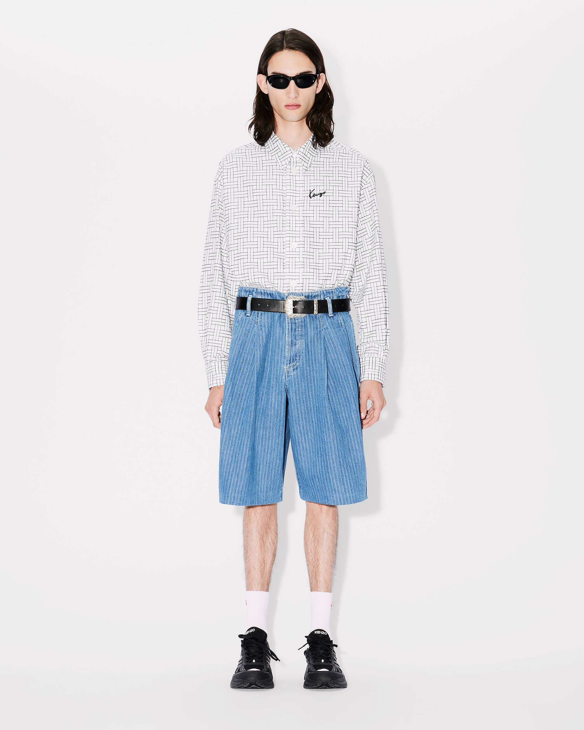 'KENZO Weave' oversized shirt - 5