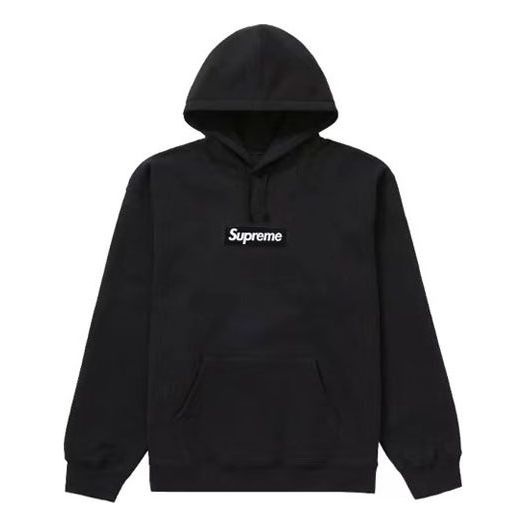 Supreme West Hollywood Box Logo Hooded Sweatshirt 'Black White' SUP-SS23-051 - 1