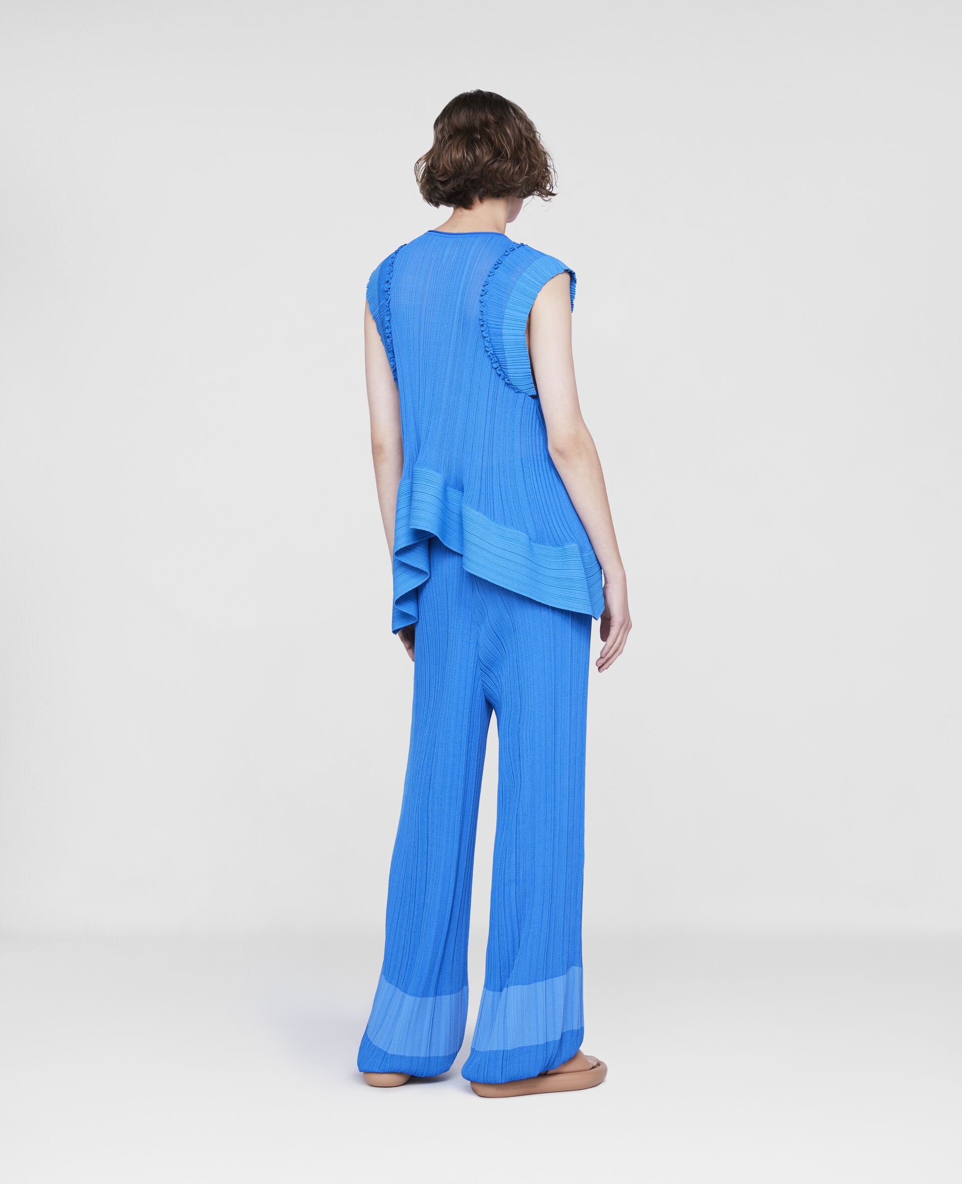 Plisse Harem Pants - 3