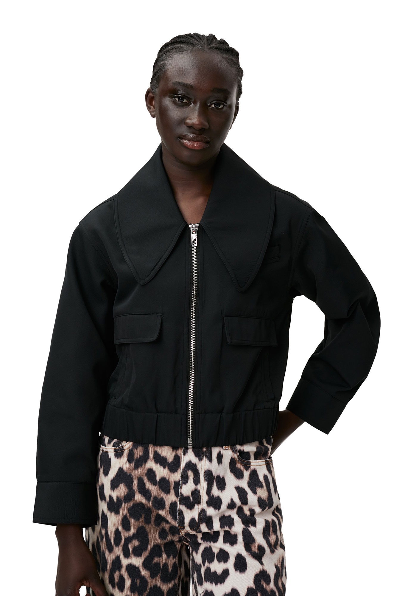 HEAVY TWILL WIDE COLLAR JACKET - 6
