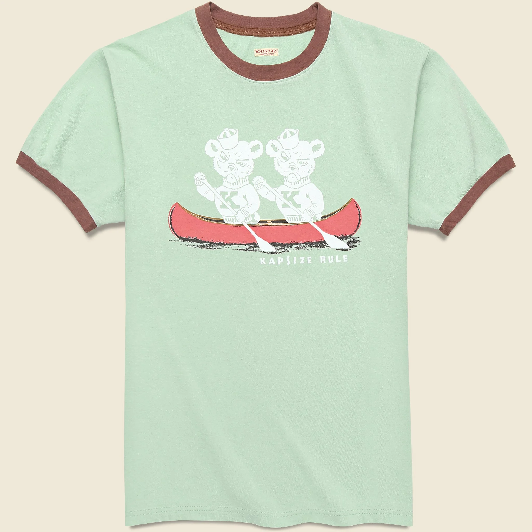 Bear Ringer Tee - Mint - 1