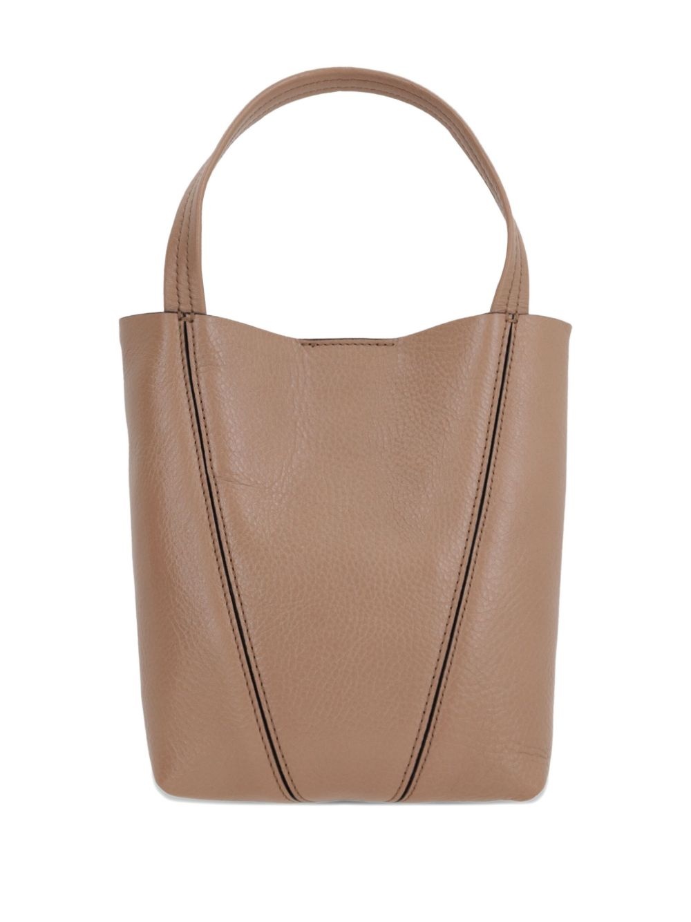 leather tote bag - 2