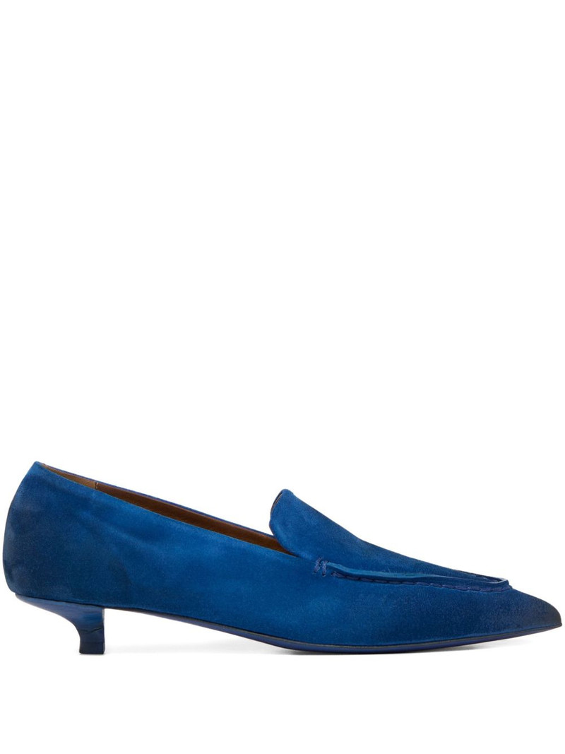 pointed-toe 스웨드 펌프 1